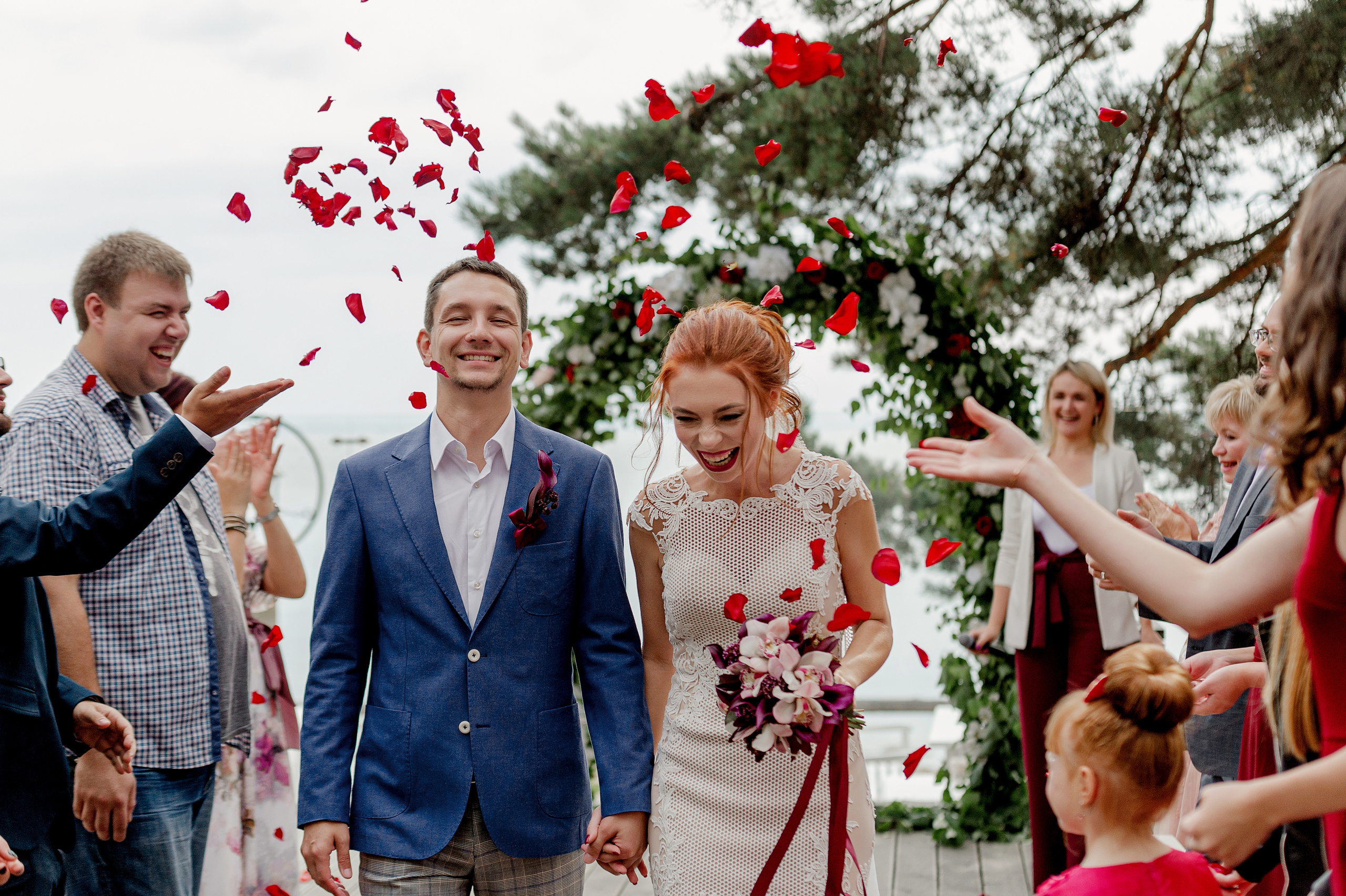 Свадьба на заливе. Свадебный фотограф Наталья Немцева в Санкт-Петербурге