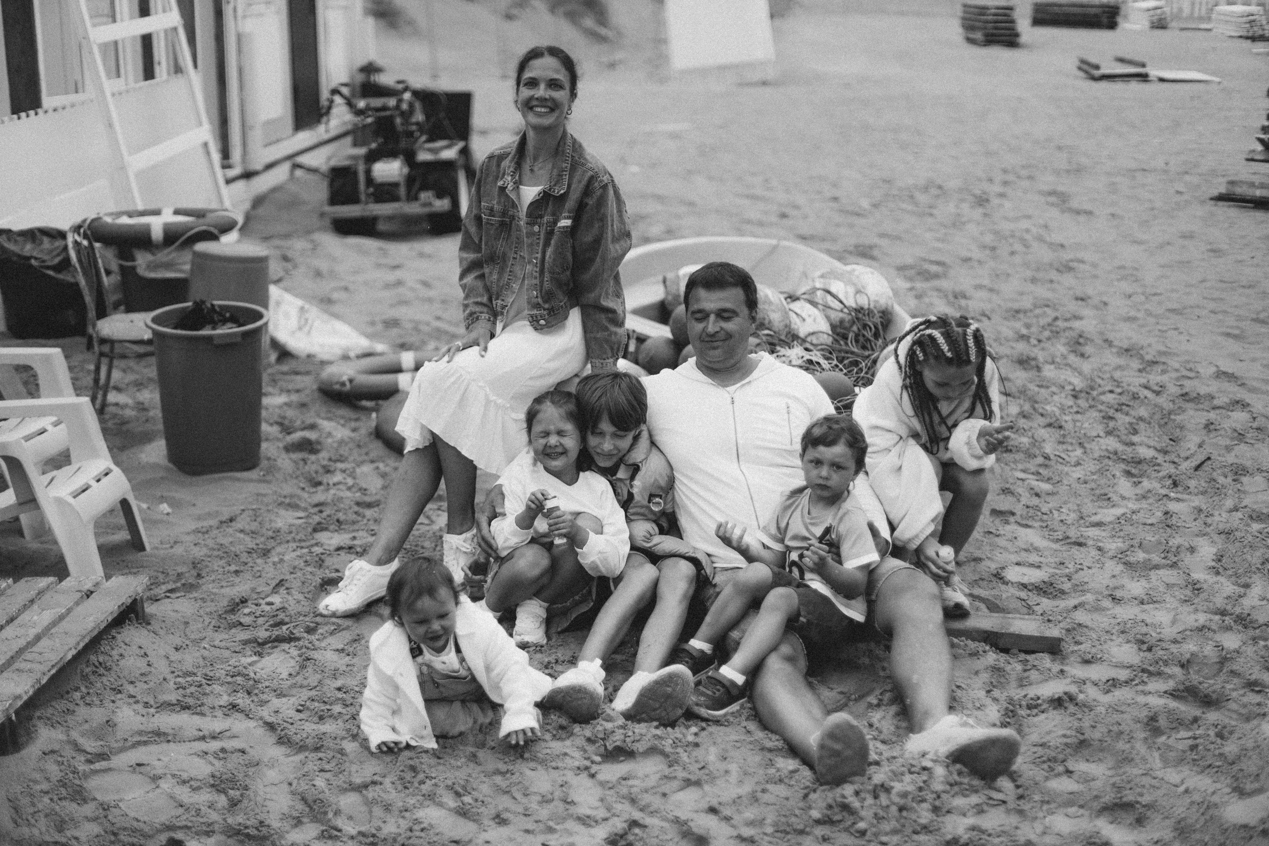 Ольга, Эдуард, Андрей, Настя, Даша, Кирилл и Ксюша. Семейный фотограф Анапа