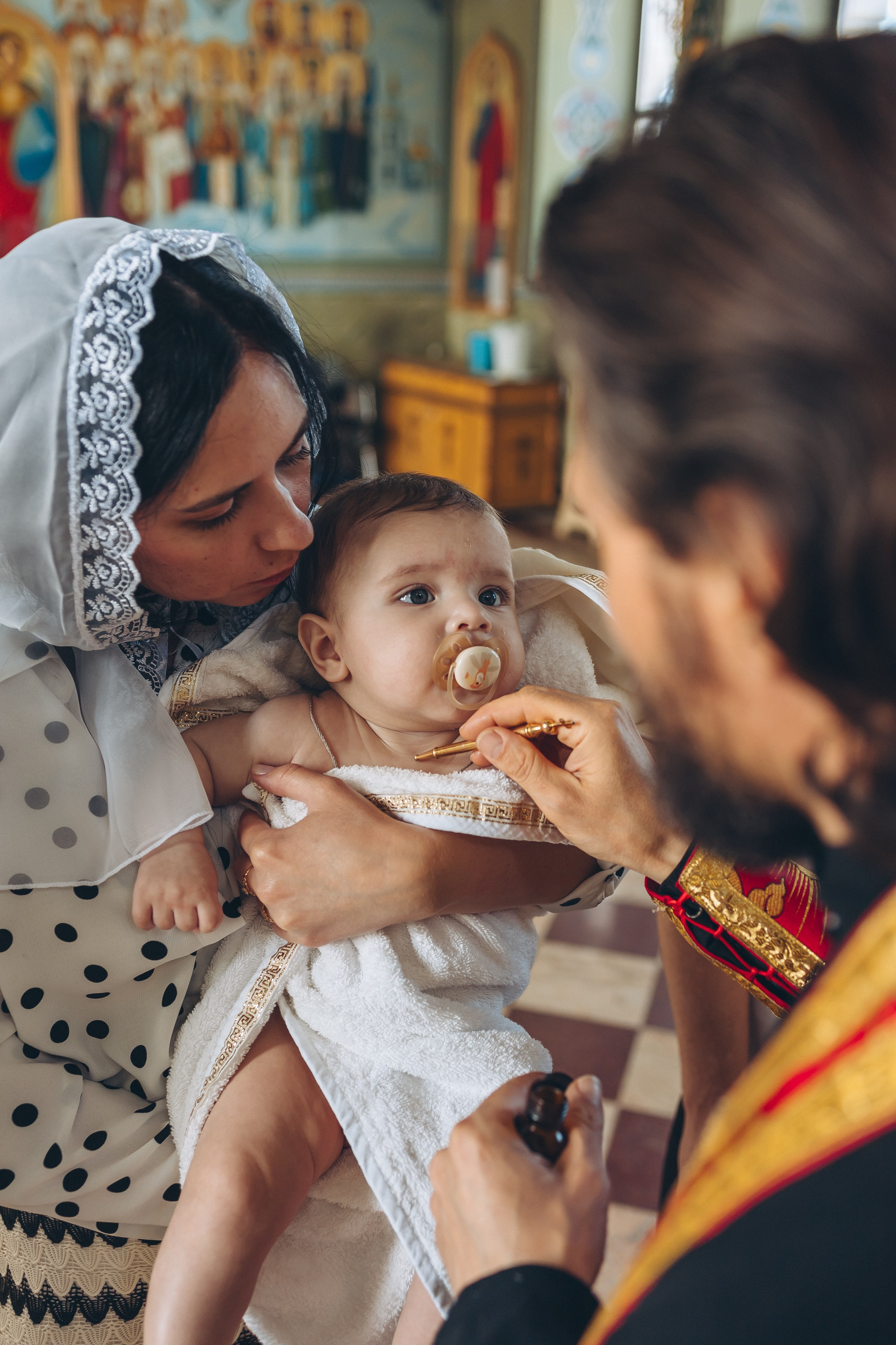 Крещение Тимофея. Семейный фотограф в Волгодонске Краченцева Анна