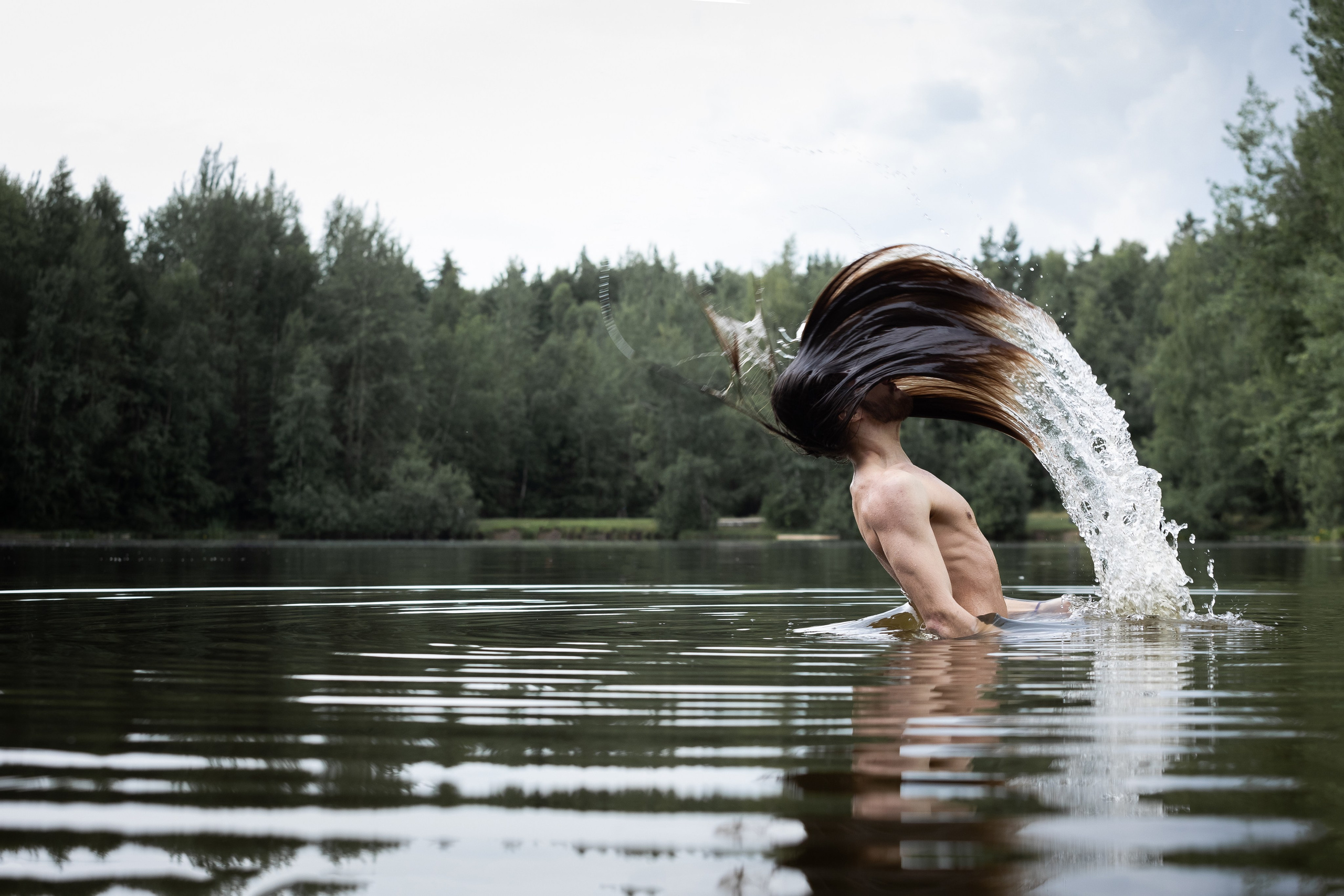 Портрет на природе. Свадебный и репортажный фотограф в Москве и Московской области