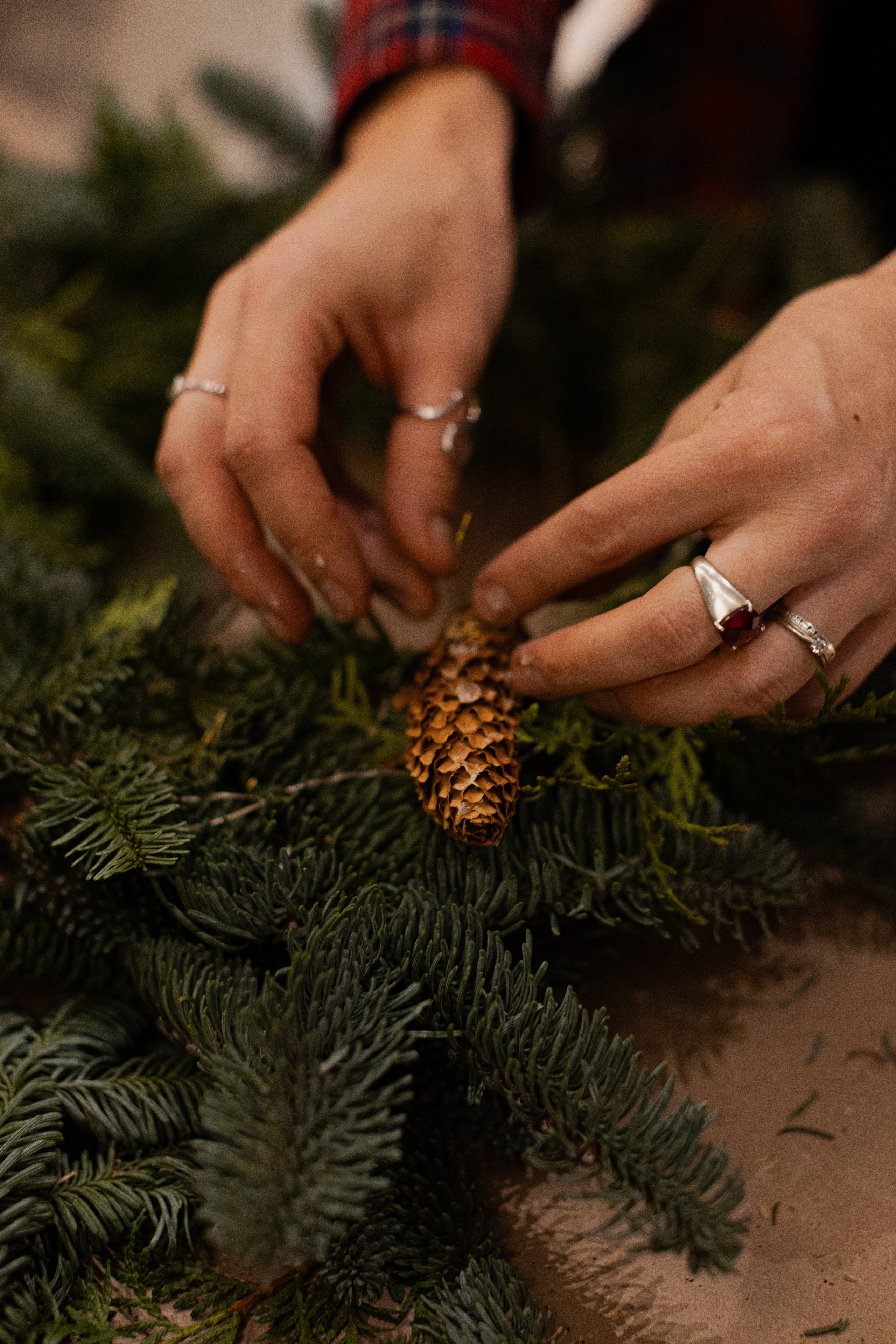 Мк свечи и венок (новогодний корпоратив). Анастасия Ракчеева Художник
