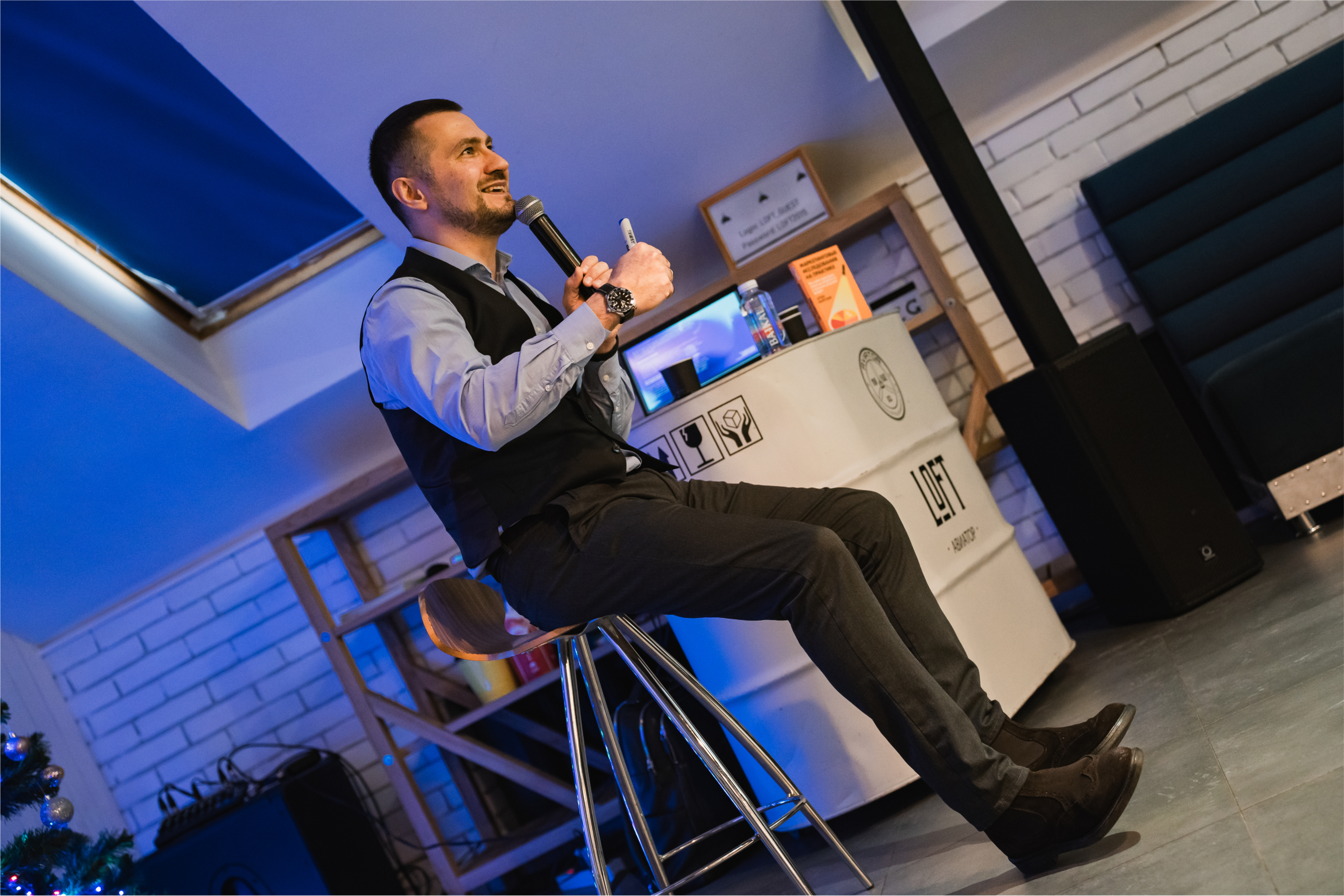 Бизнес встреча, лекция, фуршет МИФ. Репортажный фотограф Анастасия Рубцова