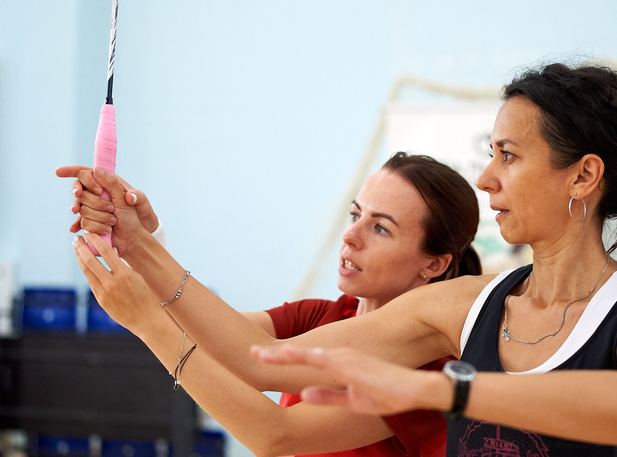 Бадминтон. Мастер-класс Любови Сухановой. Ижевск. 20.07.2024. Спортивный репортажный фотограф в Ижевске Сергей Мерзляков