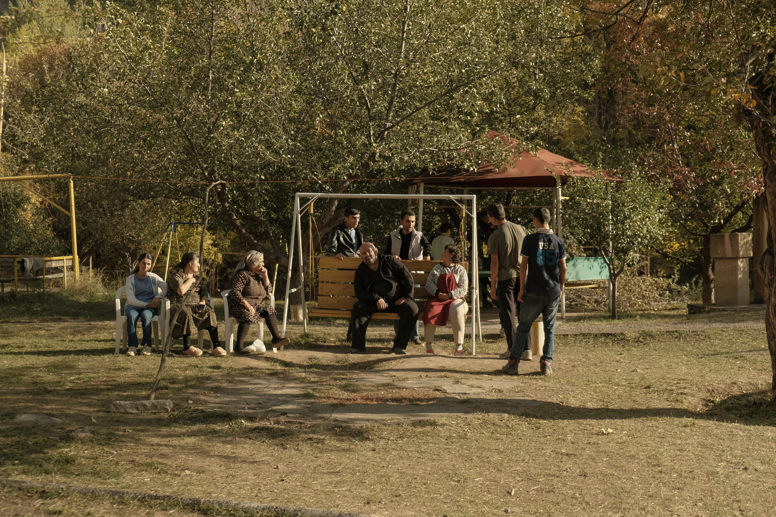 A camp for refugees from Nagorno-Karabakh. Kirillov Egor