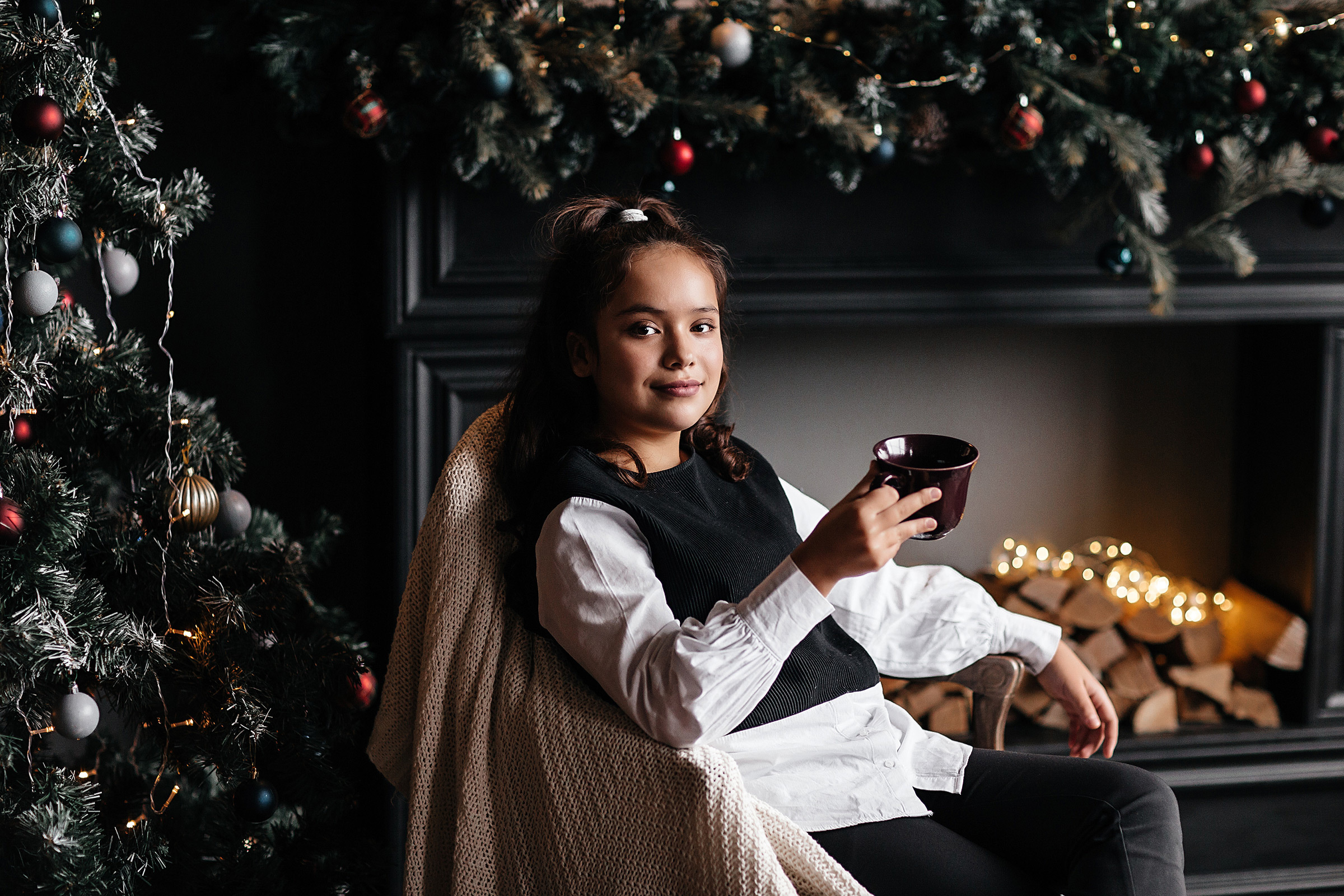 Новогодняя семейная фотосессия. Семейный фотограф в Краснодаре Нина Курнявко