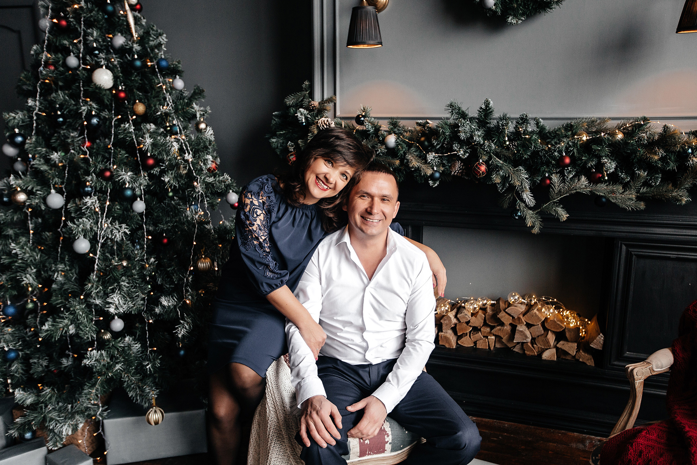 Новогодняя семейная фотосессия. Семейный фотограф в Краснодаре Нина Курнявко