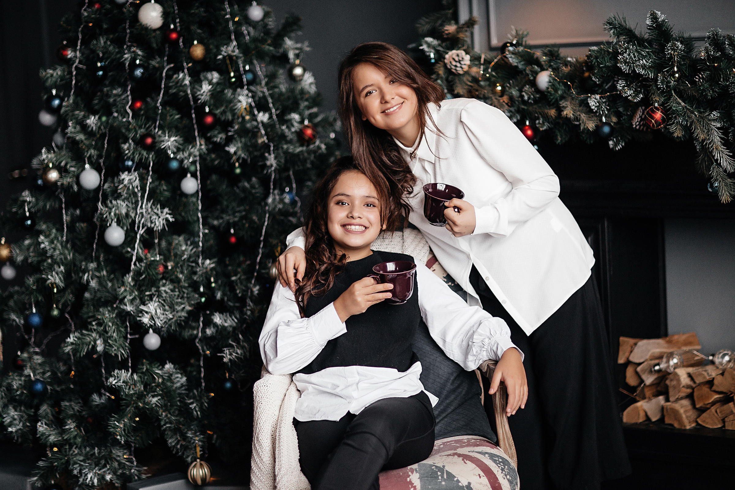 Новогодняя семейная фотосессия. Семейный фотограф в Краснодаре Нина Курнявко