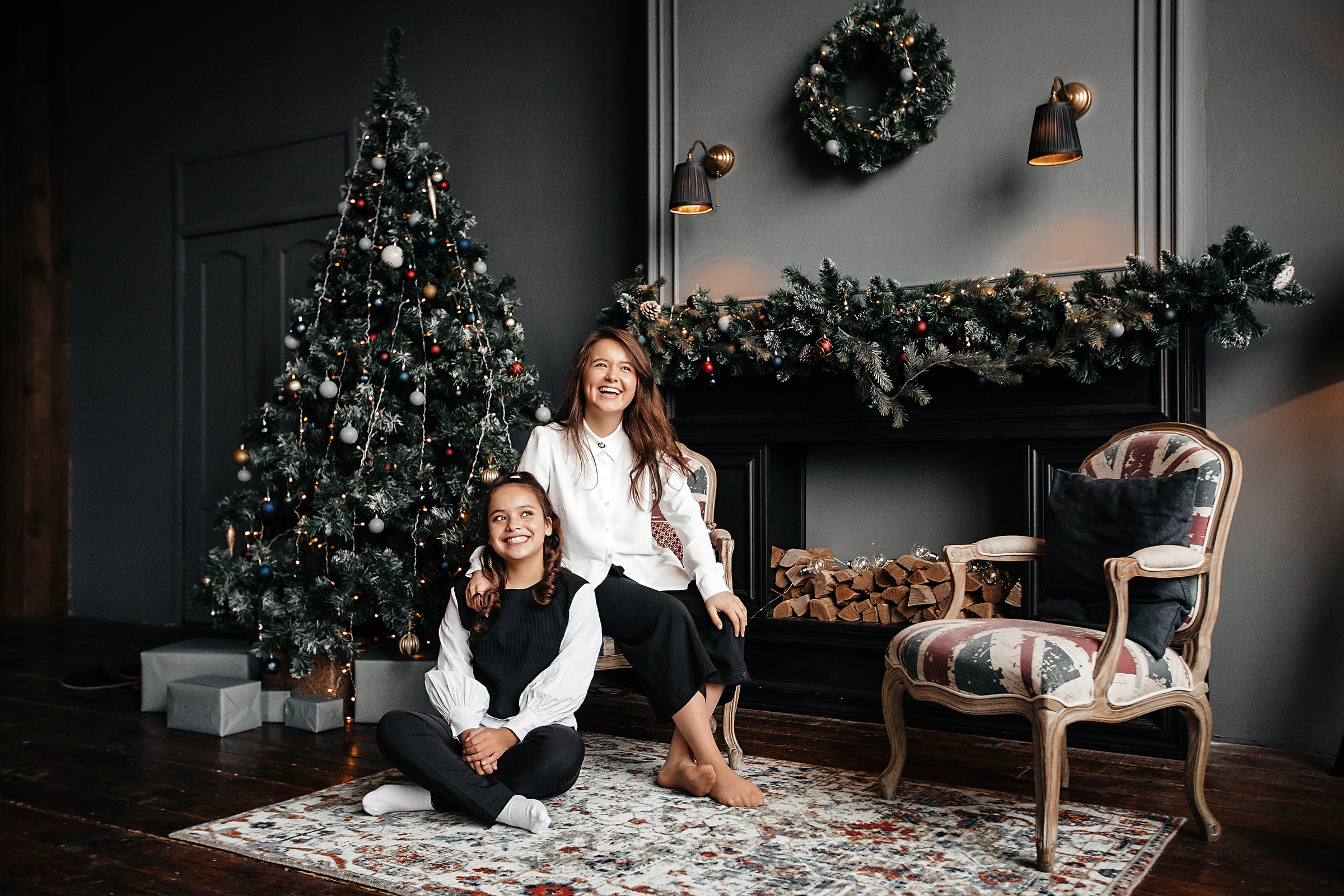 Новогодняя семейная фотосессия. Семейный фотограф в Краснодаре Нина Курнявко