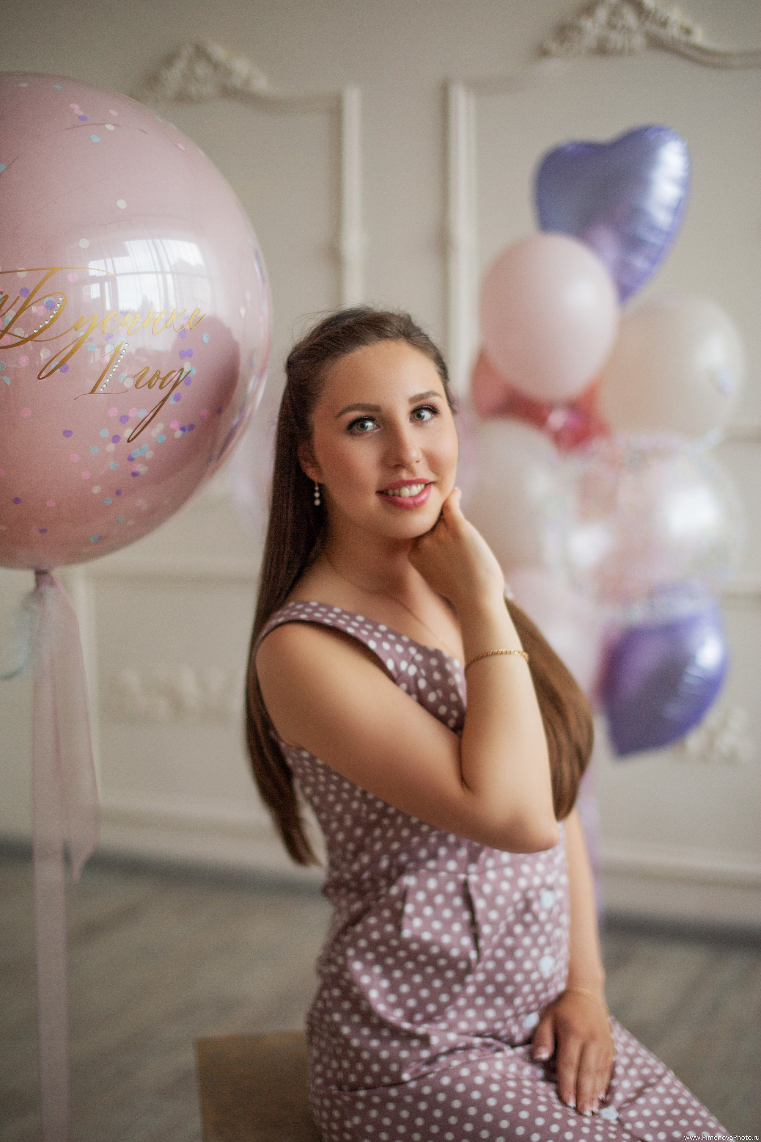 День Рождения Ксении, 1 год. Семейный и детский фотограф в Петрозаводске