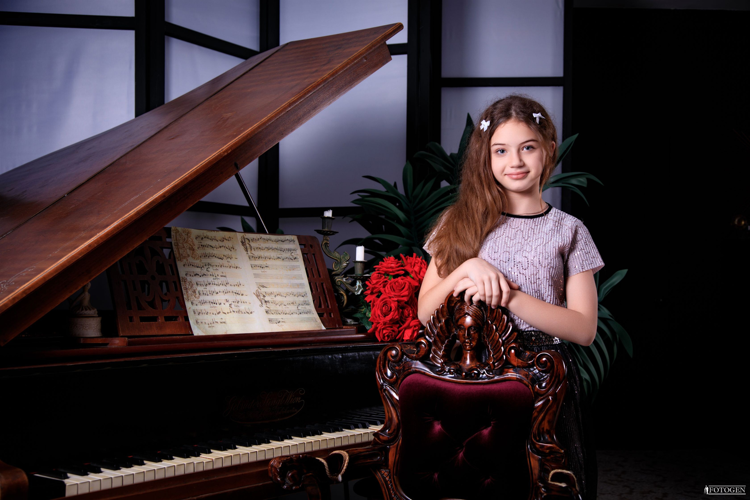 Фотосессия Девочек до 10 лет в Интерьере — Fotogen. Интерьерная фотостудия FOTOGEN г. Краснодар