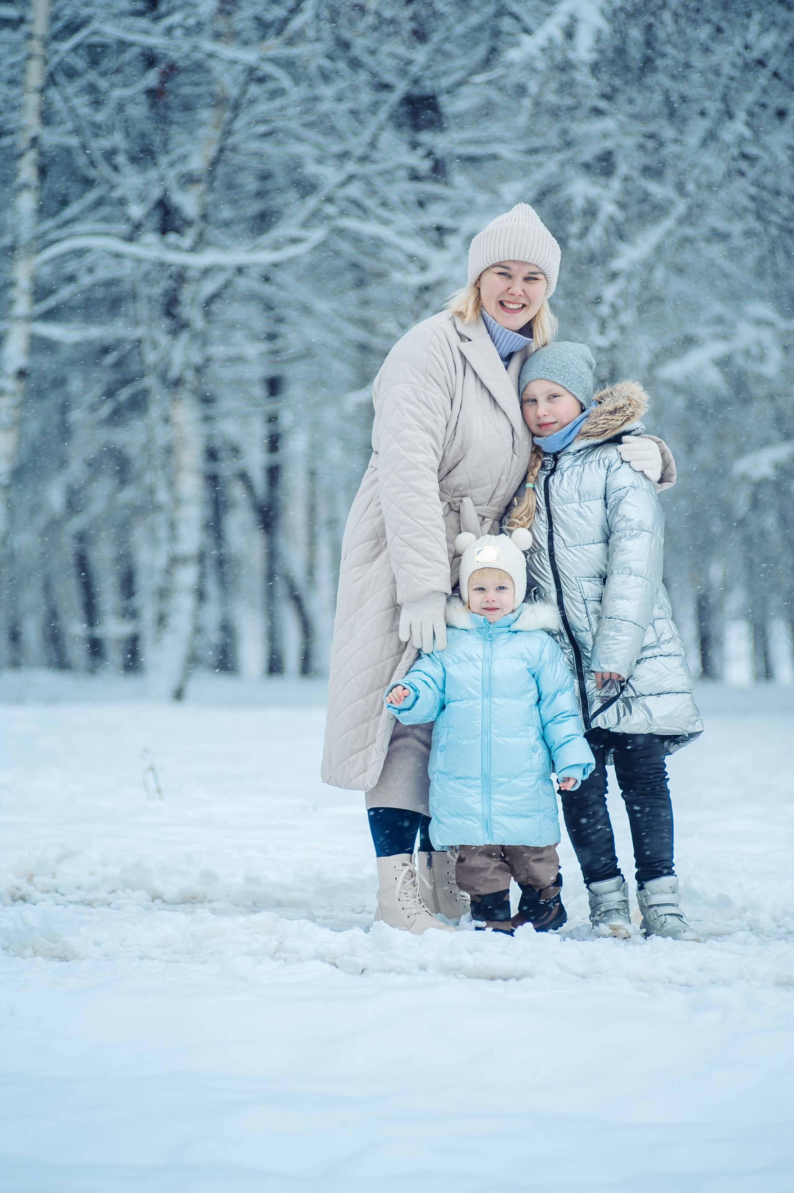 Зимняя семейная фотосессия. Дмитрий Черяник свадебный и семейный фотограф