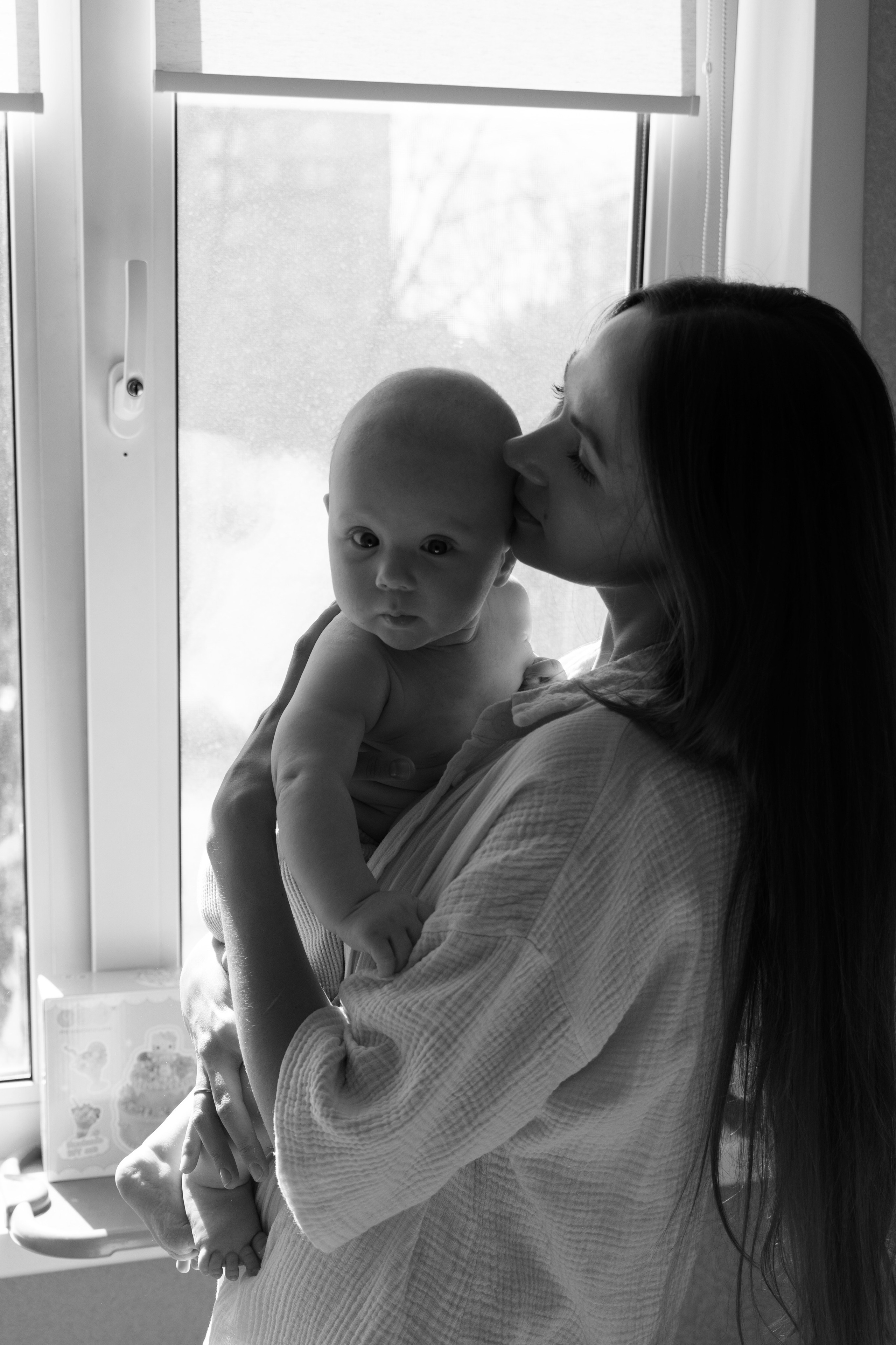 Мама и малыш (5 месяцев). Фотограф видеограф Ольга Василевская