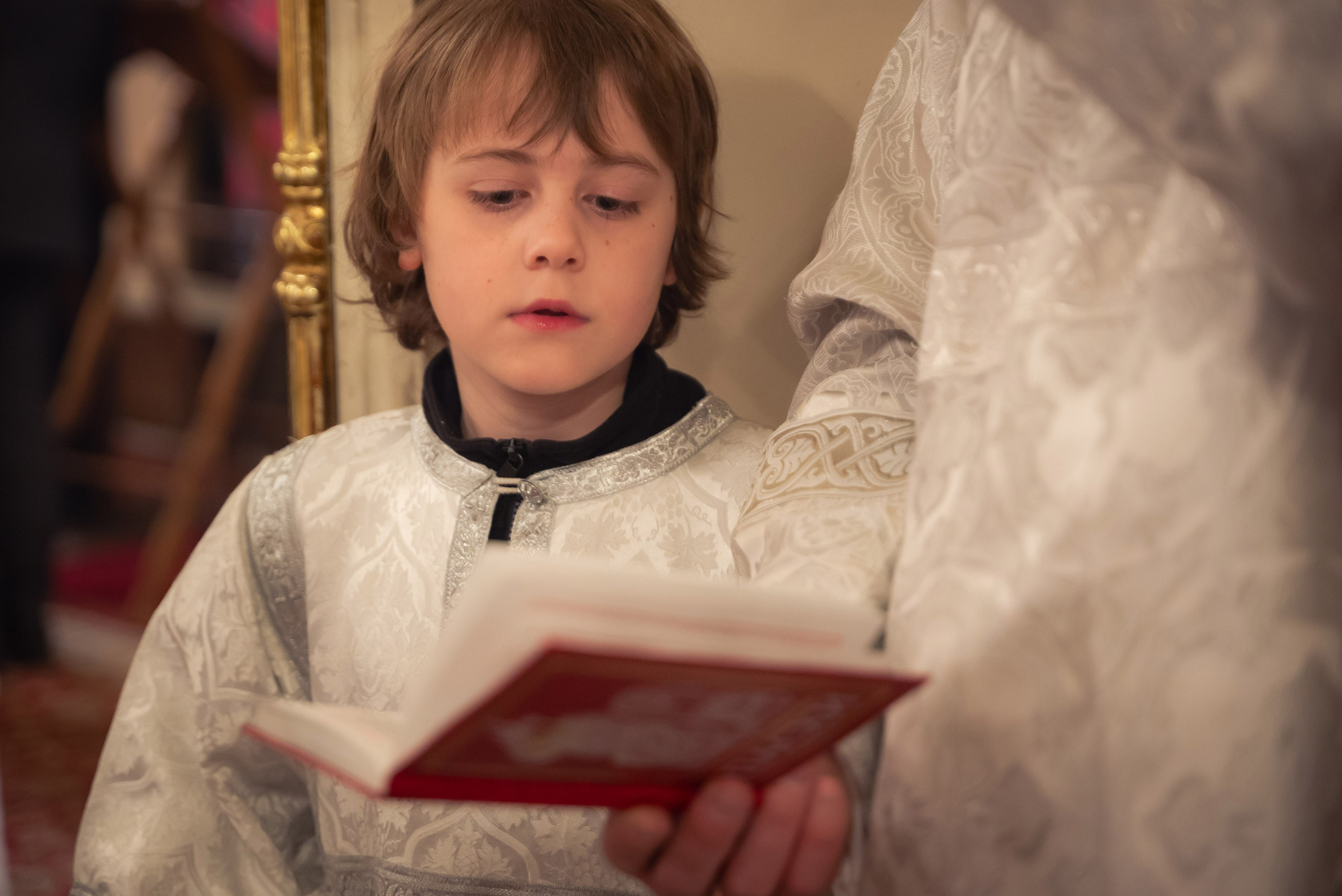 Богородский храм. Пасха. Полунощница, Божественная литургия. Антон и Татьяна Денисенко — В храме