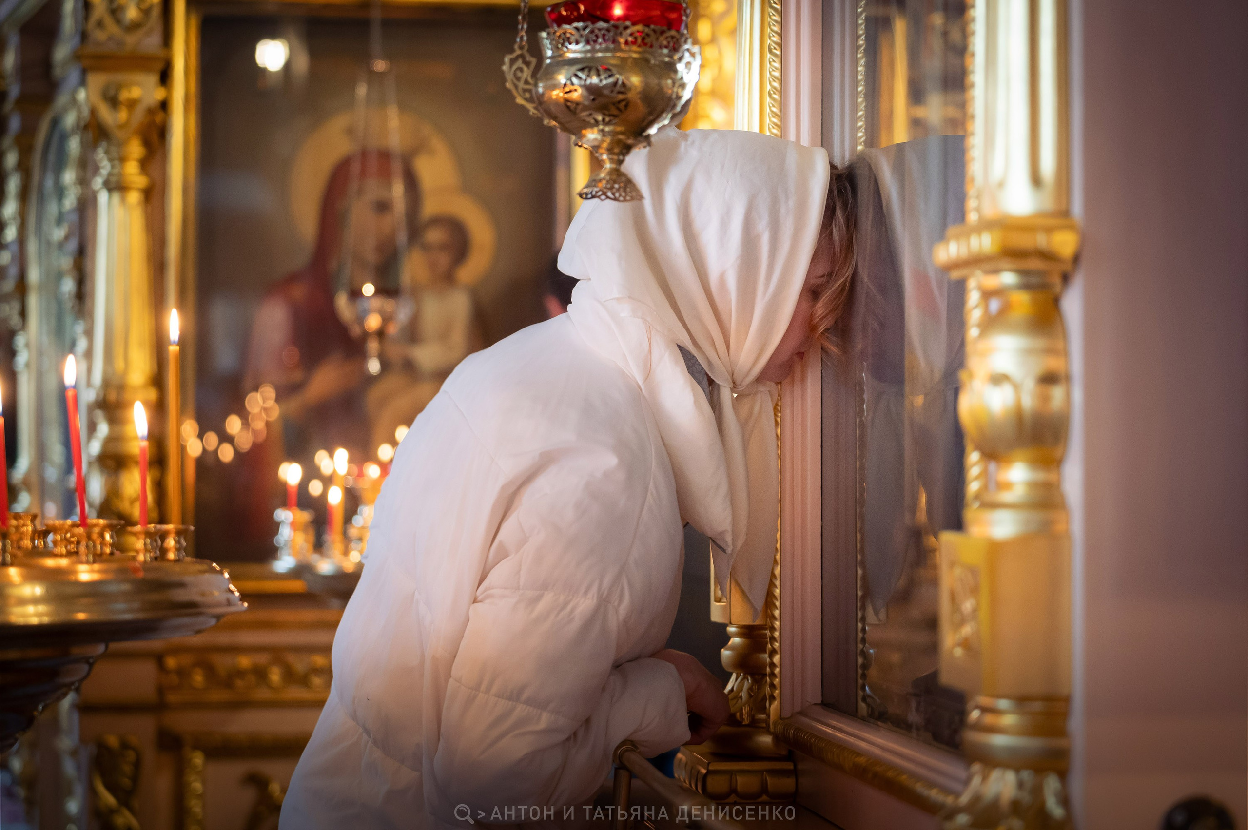 Храм Преображения Господня в Богородском. Антипасха. Антон и Татьяна Денисенко — В храме