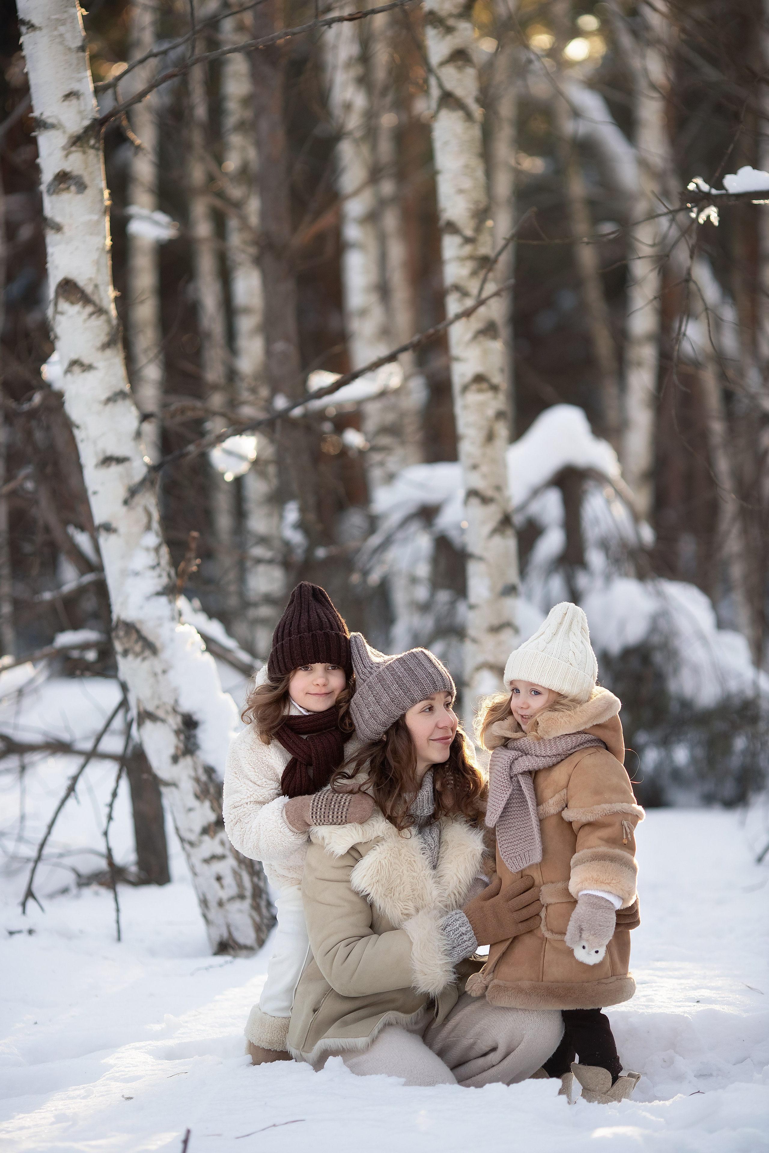 Воркшоп «В зимнем лесу». Семейный и детский фотограф в Саратове Полина Коткина