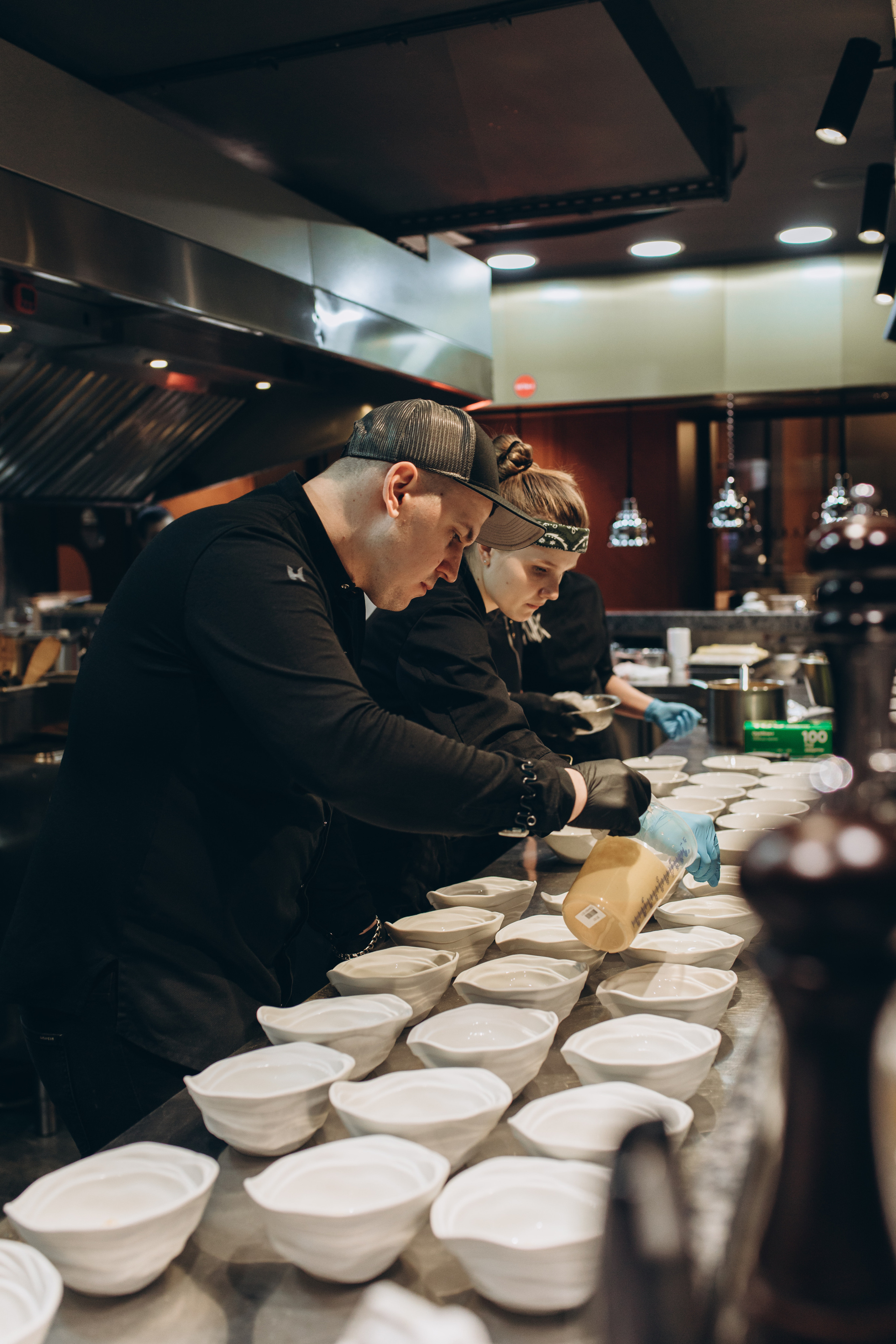 Ужин от Екатерины Алехиной в NOK. Фотограф Ксюша Белоносова