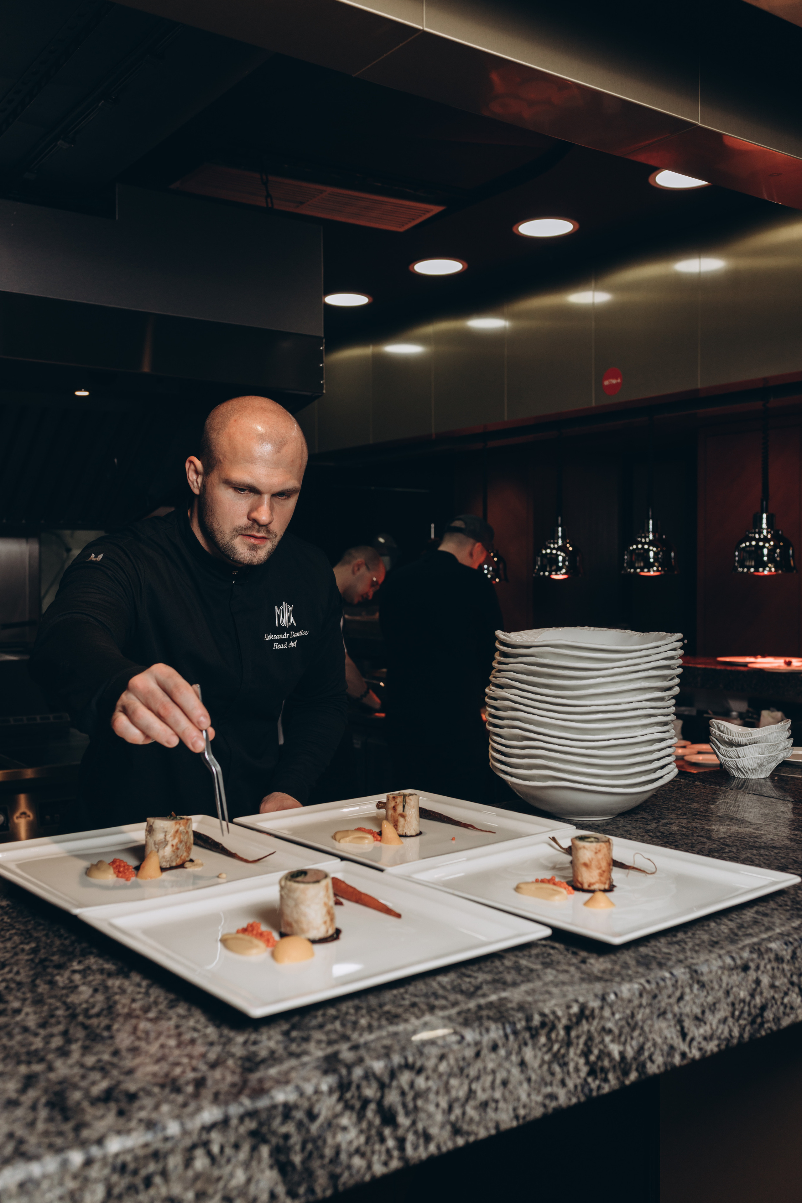 Ужин от Екатерины Алехиной в NOK. Фотограф Ксюша Белоносова