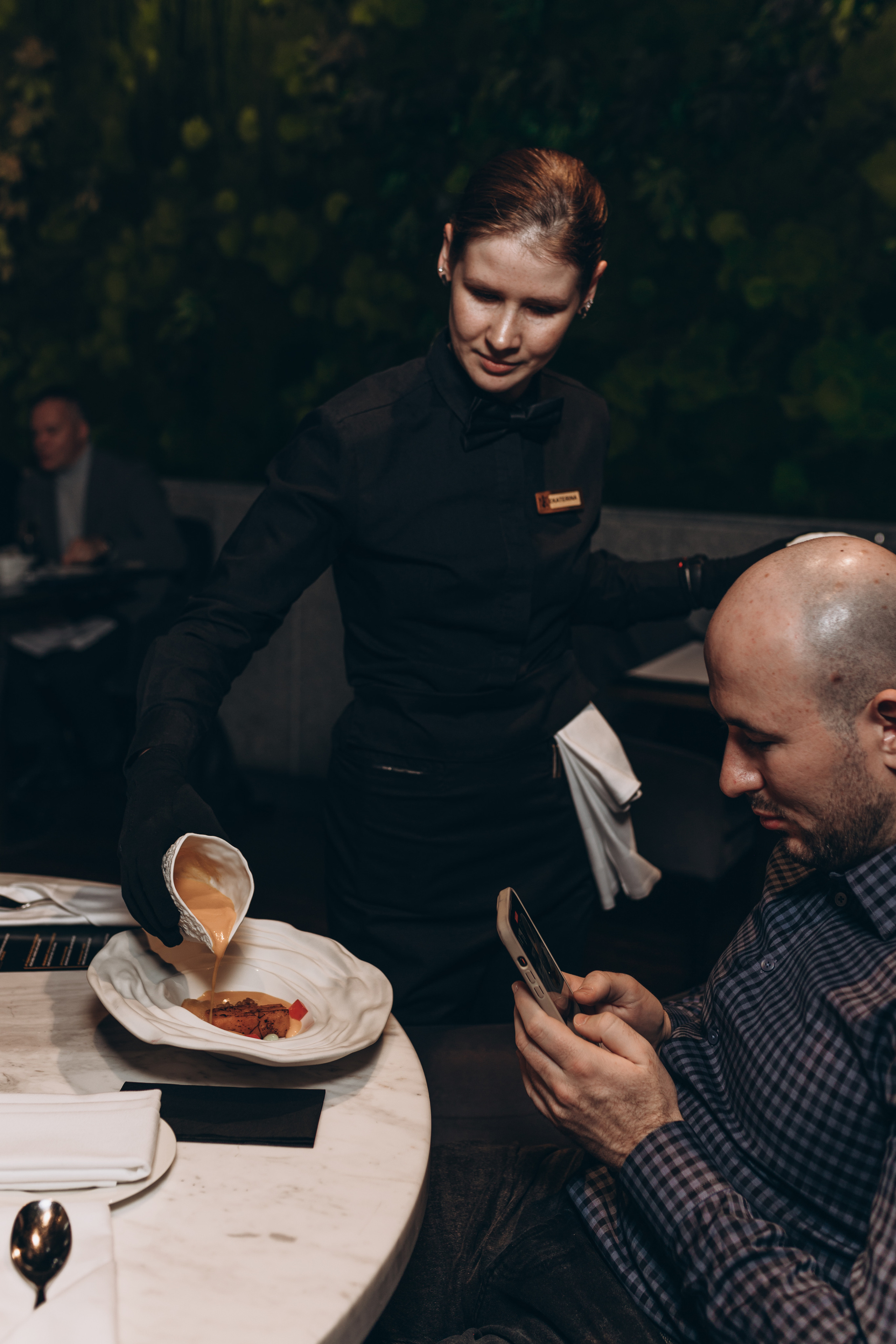 Ужин от Екатерины Алехиной в NOK. Фотограф Ксюша Белоносова