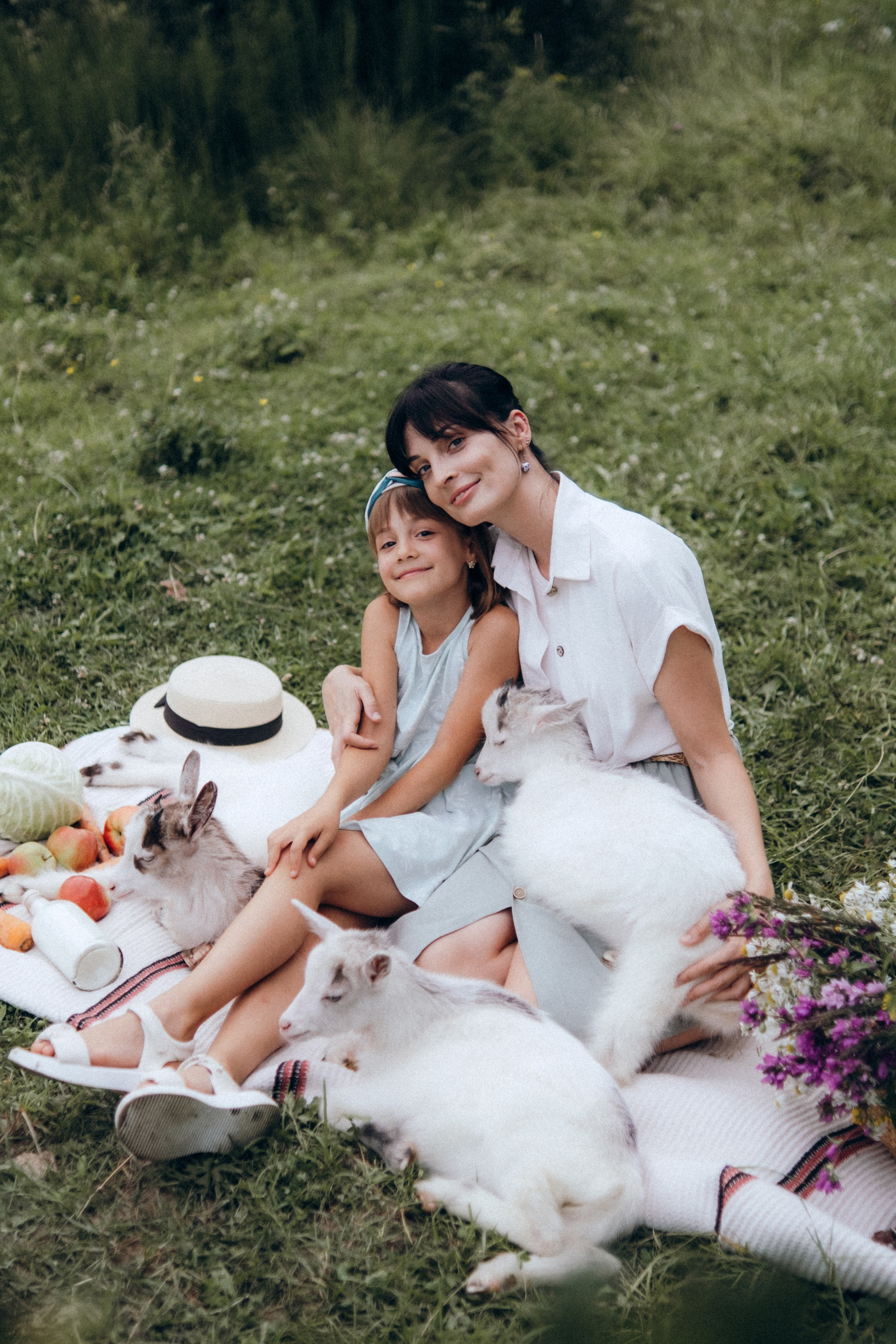 С козочками в Ульяновке. Фотограф в Санкт-Петербурге Кристина Брянская