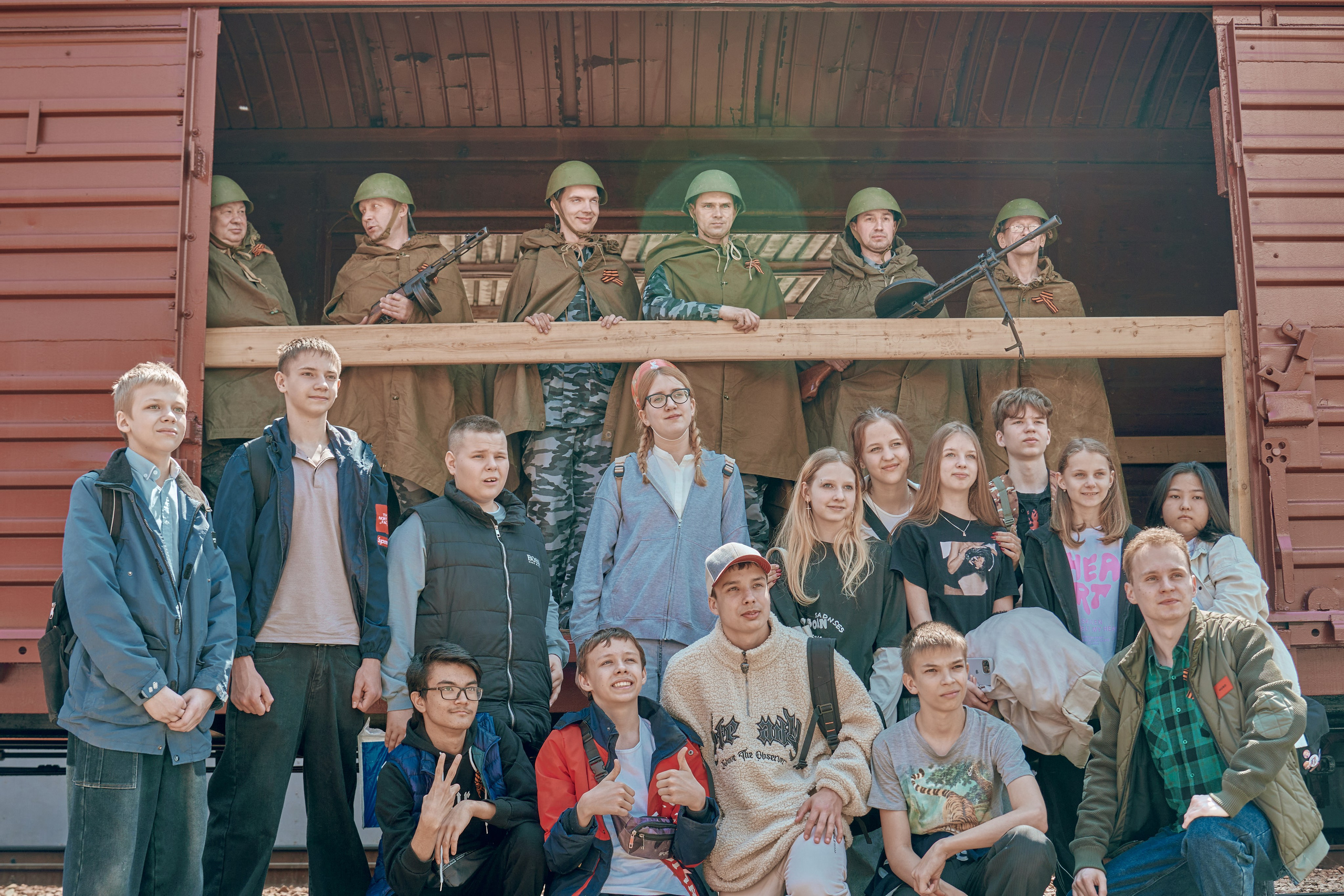 Поезд Победы!. Фотограф во Владивостоке