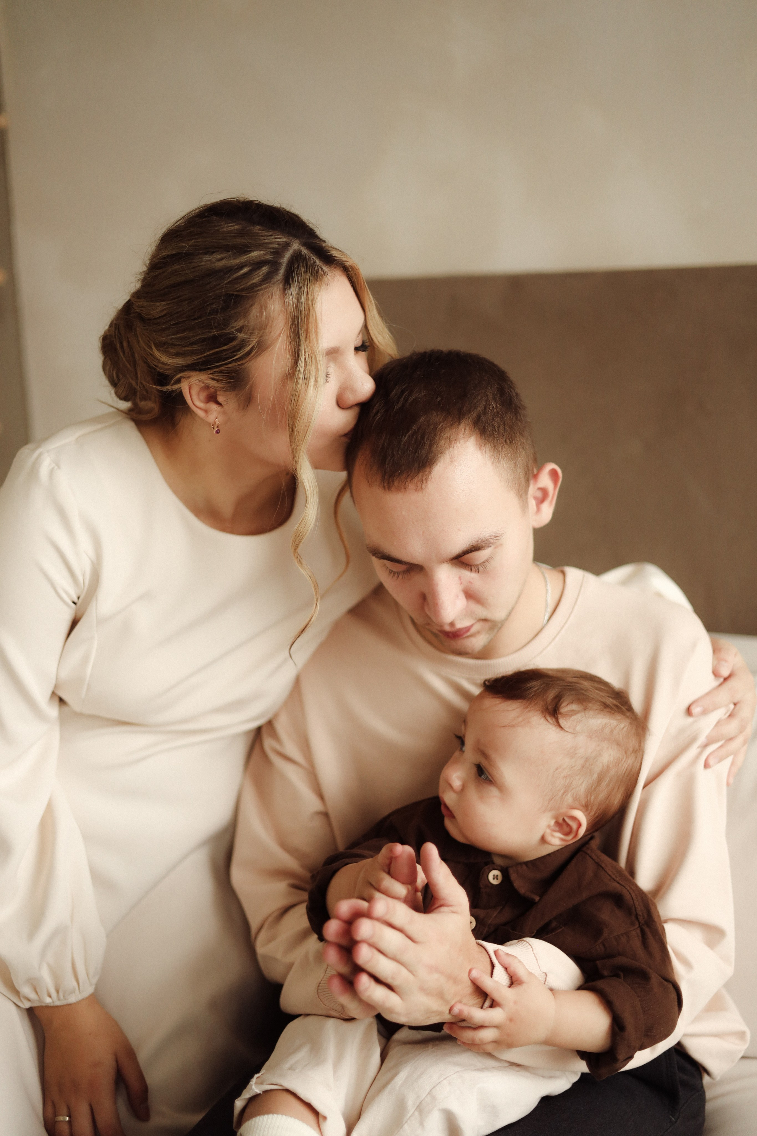 Вадим, Глебушка, Лиза. Фотограф Мария Лаенко