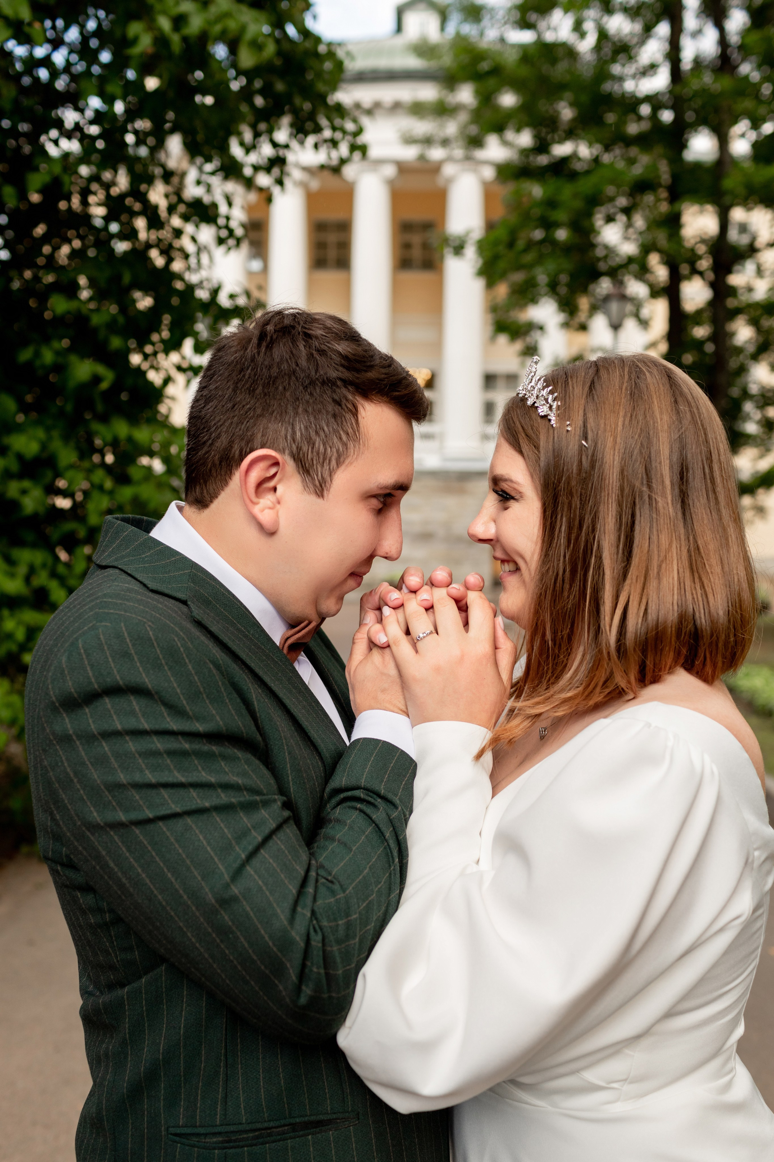 Свадебная фотосессия в Пушкине. Свадебный фотограф Кирилл Белый