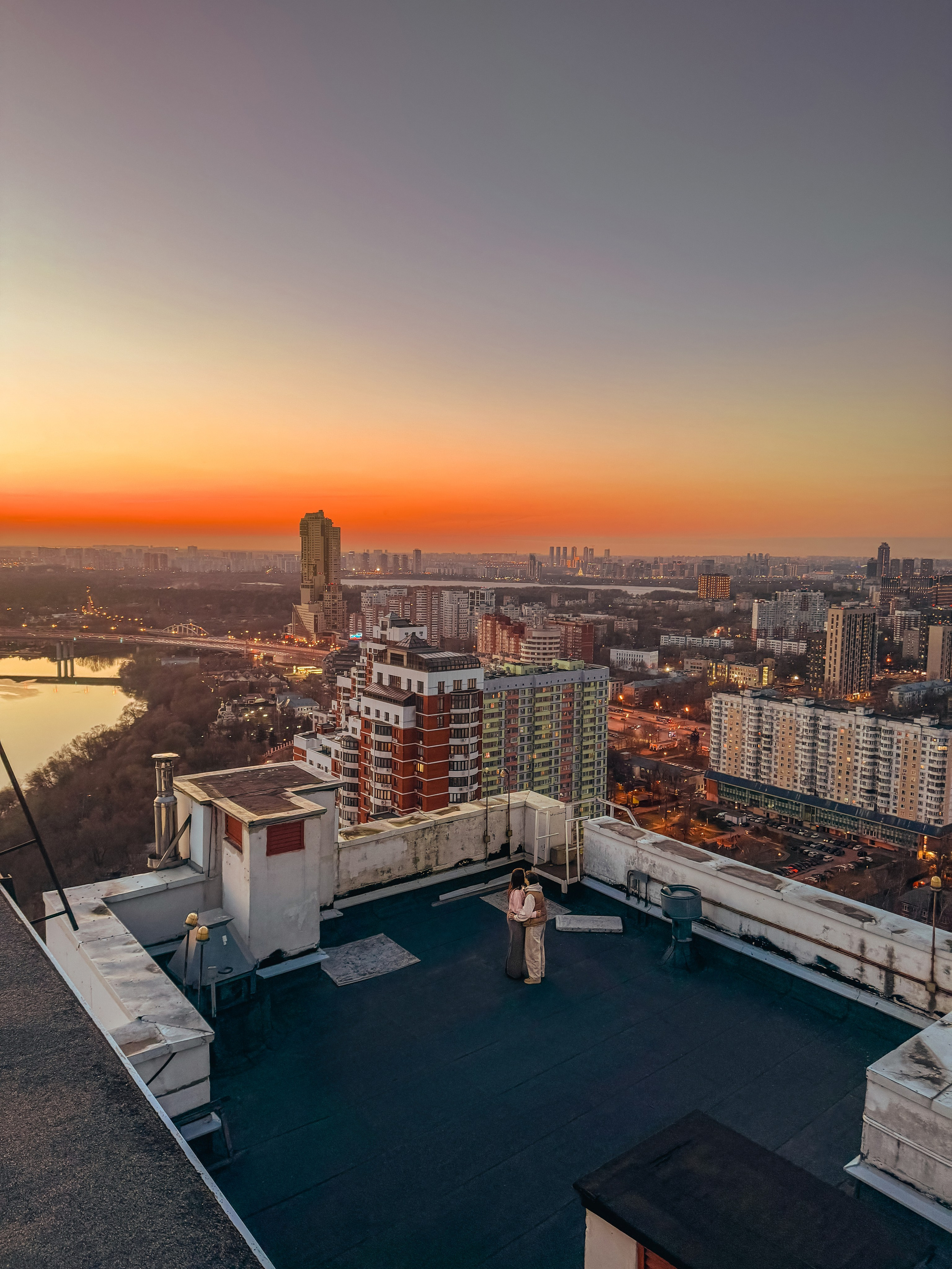 Фотосессия на крыше (Москва). Тучина Дарья фотограф