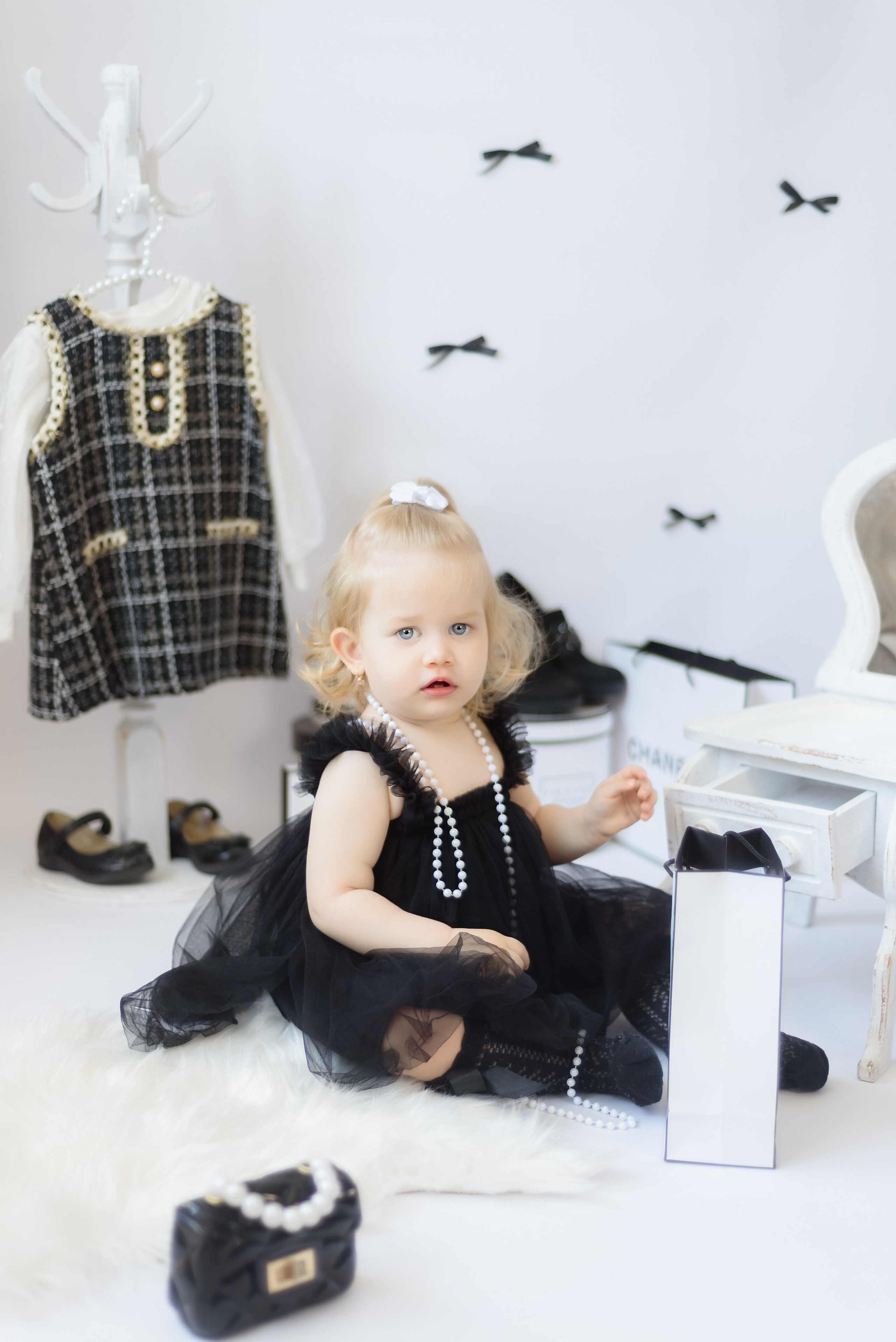 Детская фотосессия «Шанель». Детский Фотограф |Фотограф на годик в Брянске Ирина Романова