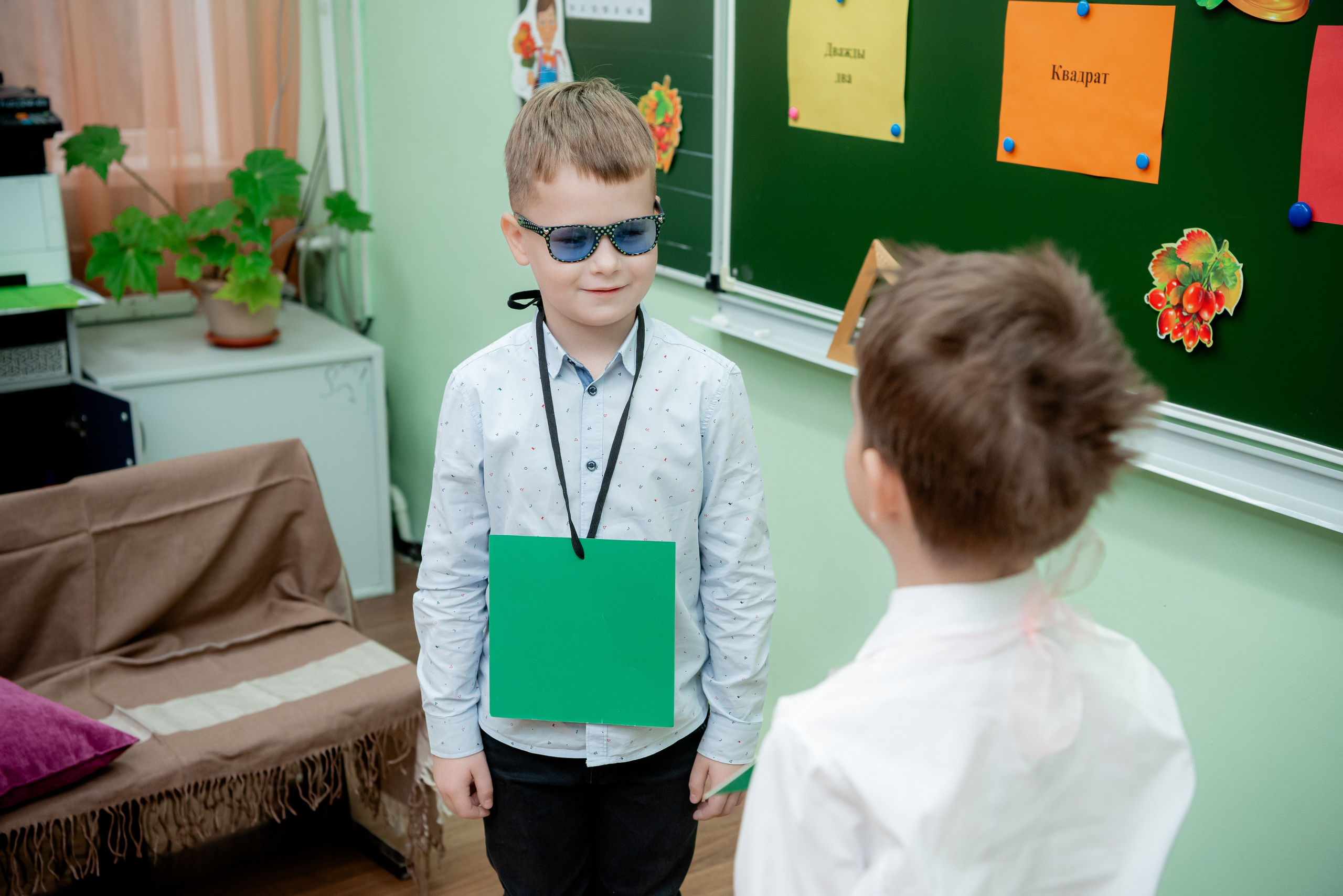 Открытый урок первоклашек в Школе. Фотограф в Волгограде и Волжском Александр Горбань