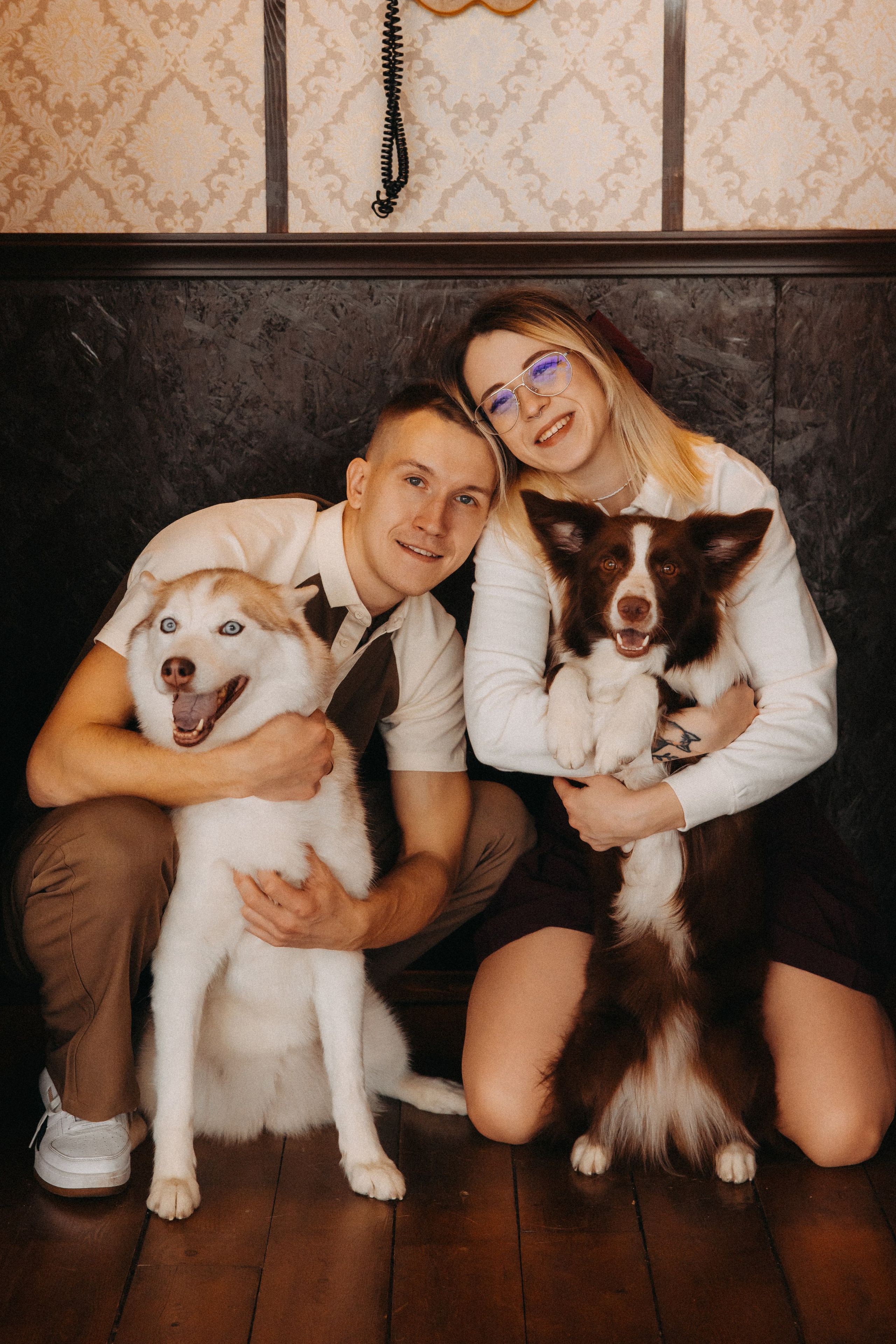 Мохнатые дети. Свадебный фотограф в Новосибирске Анастасия Бантик