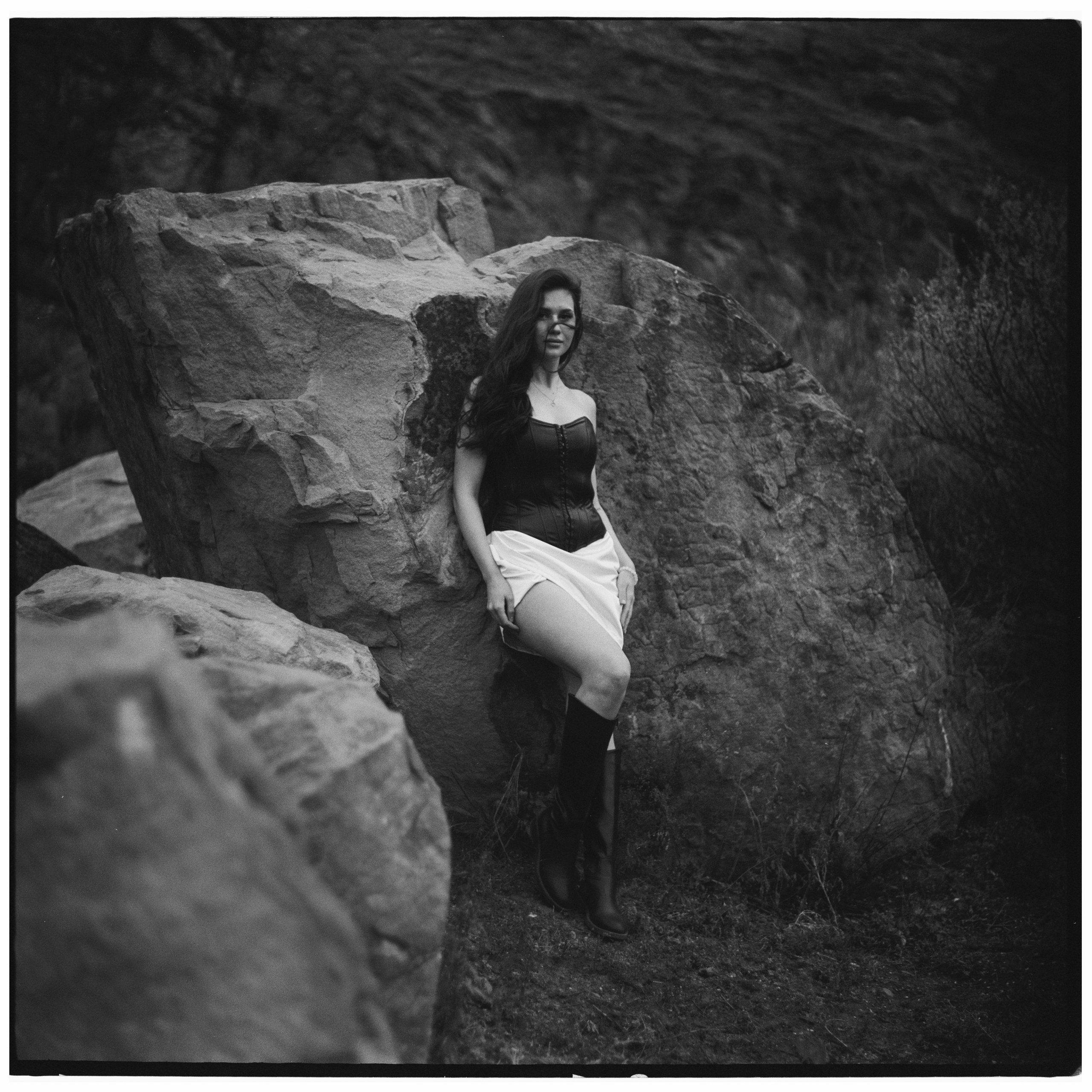 Катя (пленка 120 тип)/Katya (film 135). Фотограф Айдын Седип в Кызыле