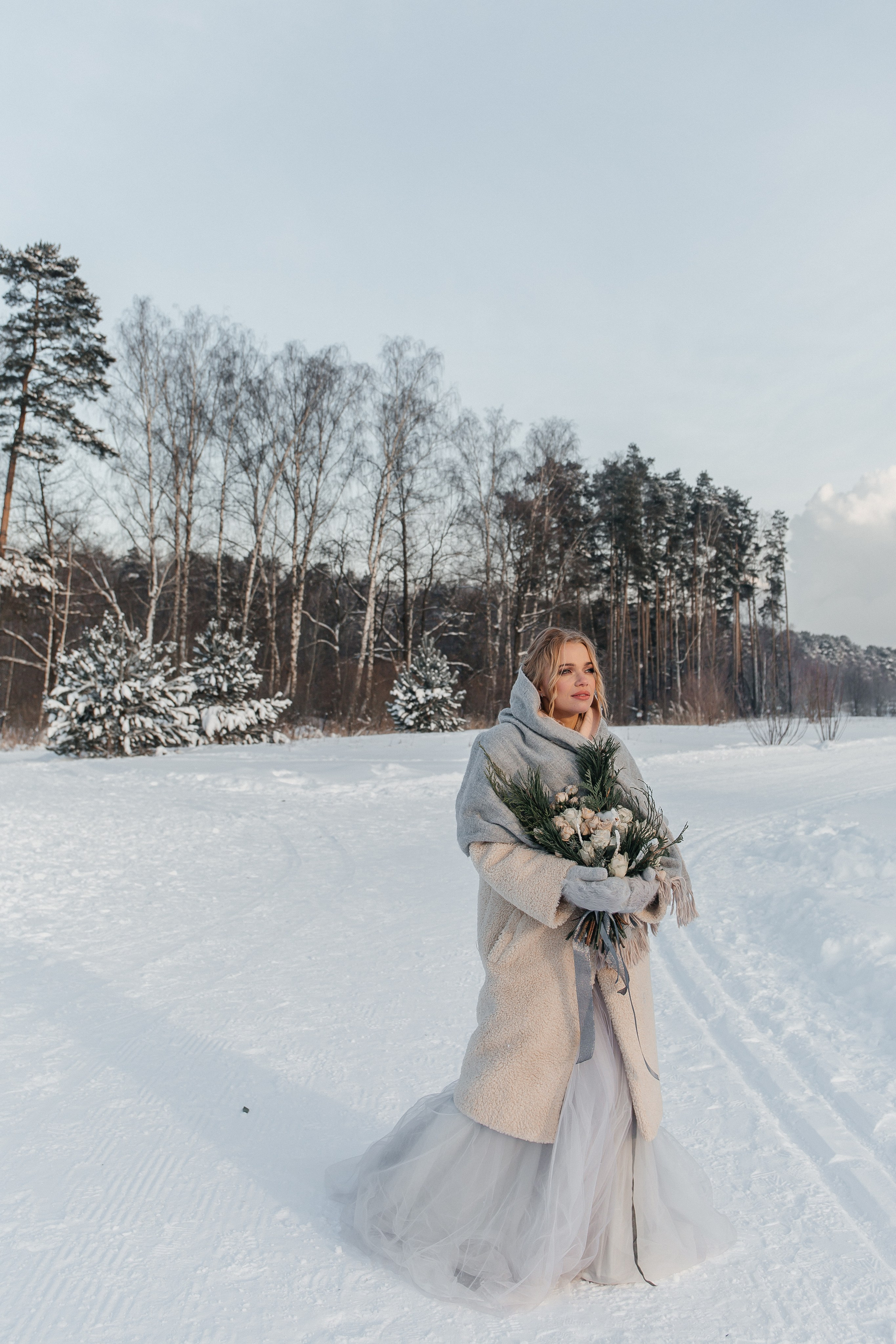 Свадебная фотосессия зимой. Фото Радости. Свадебный и семейный фотограф в Москве Юлия Самойлова