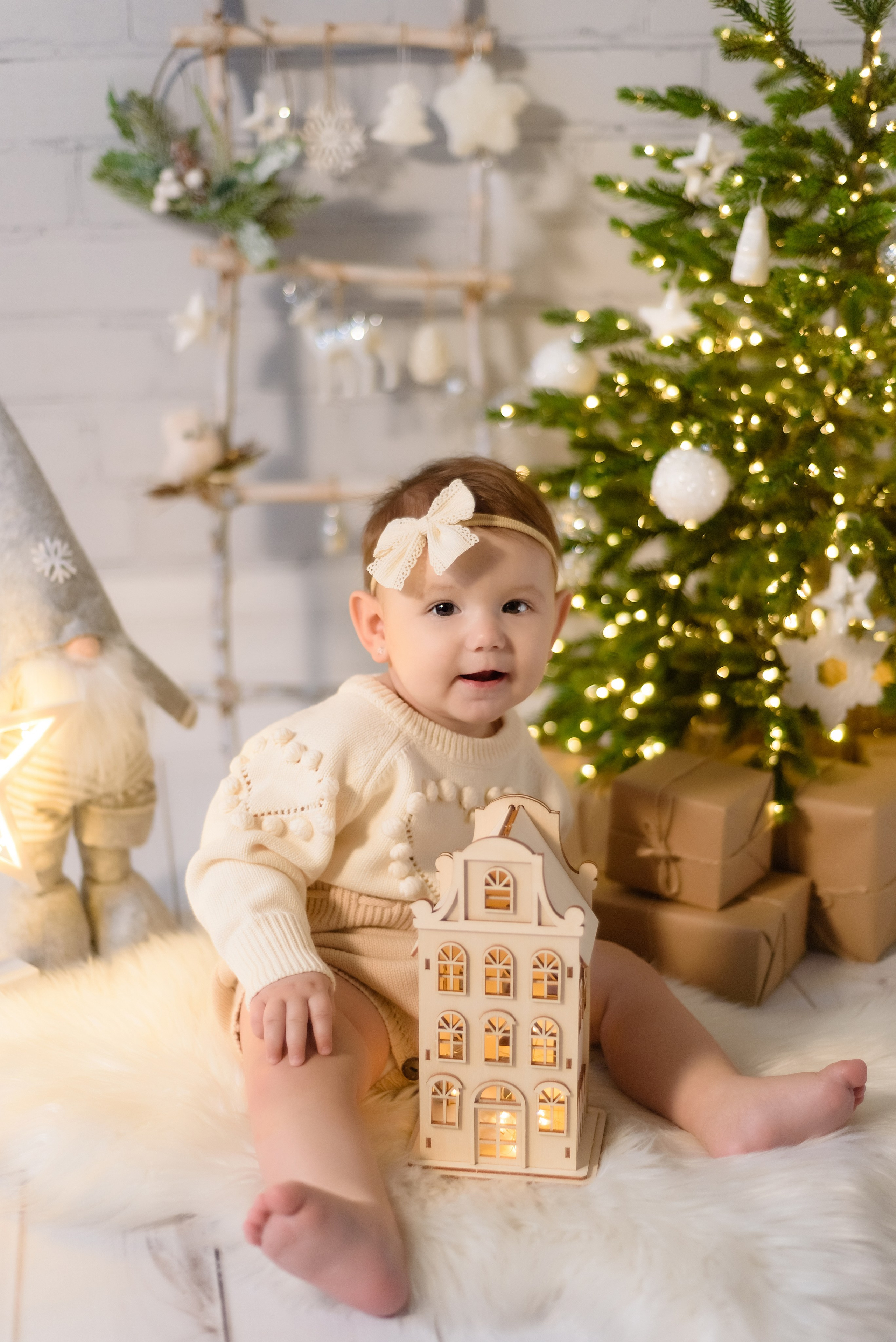 Новогодняя фотосессия «Гномик» Каролина. Детский Фотограф |Фотограф на годик в Брянске Ирина Романова