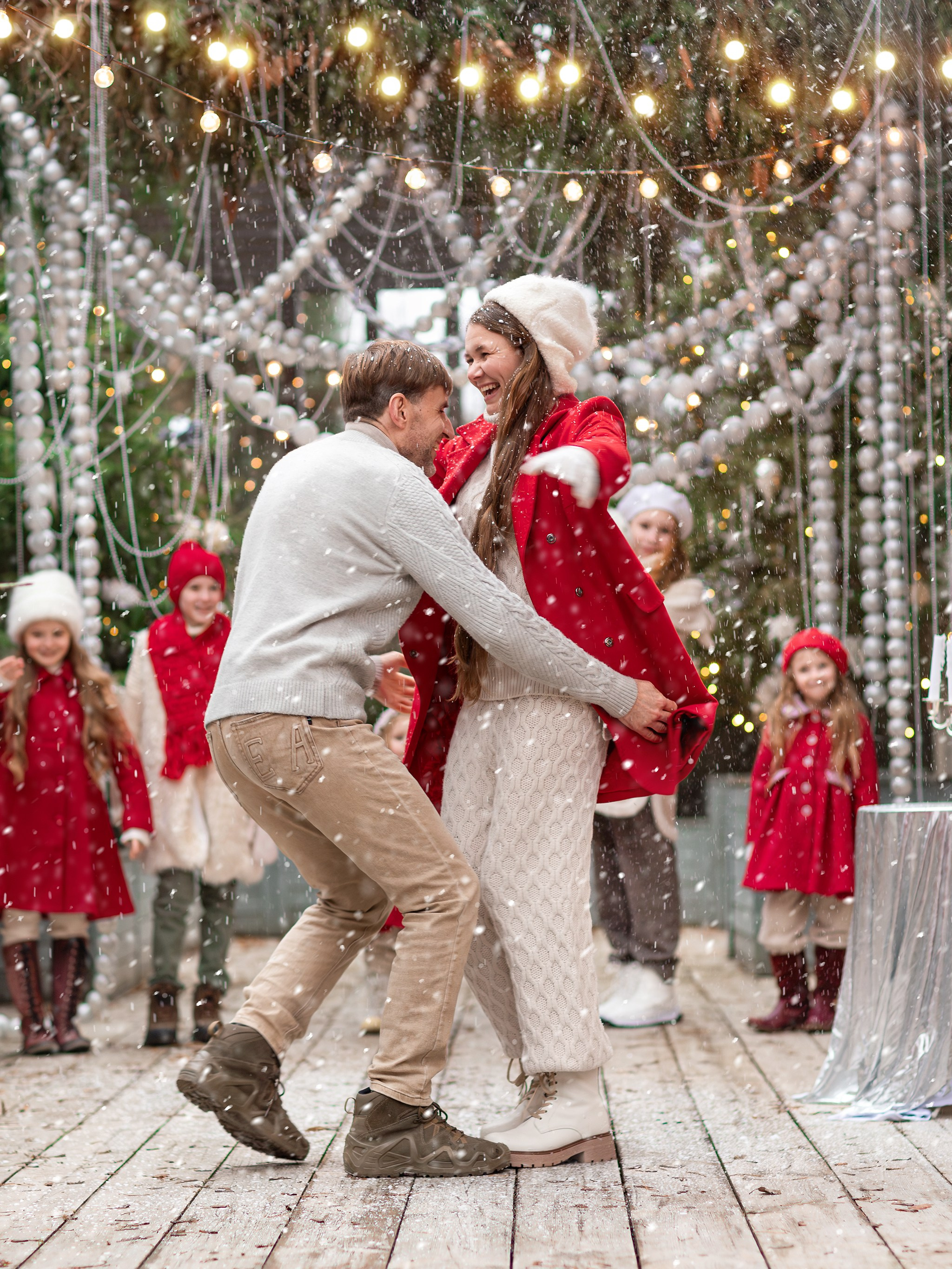 Новогодняя семейная съемка. Детский и семейный фотограф Елена Михайлова в Москве