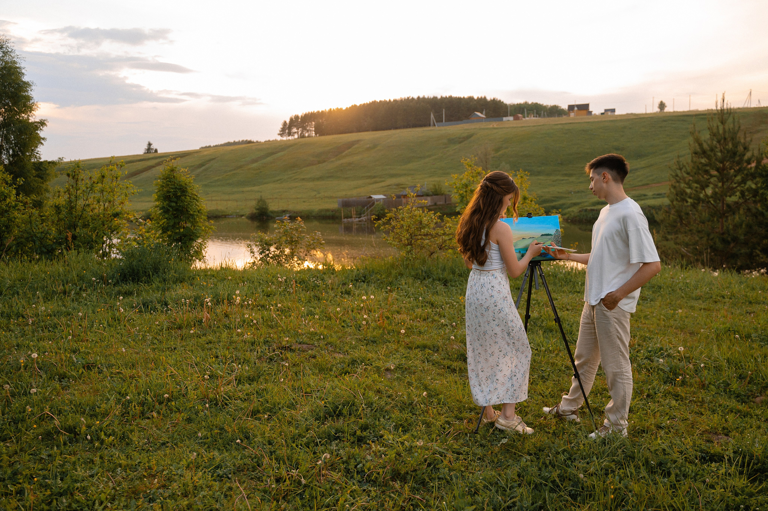 Love story на закате, любовь. Свадебный и семейный фотограф в Чебоксарах Ирина Левнер