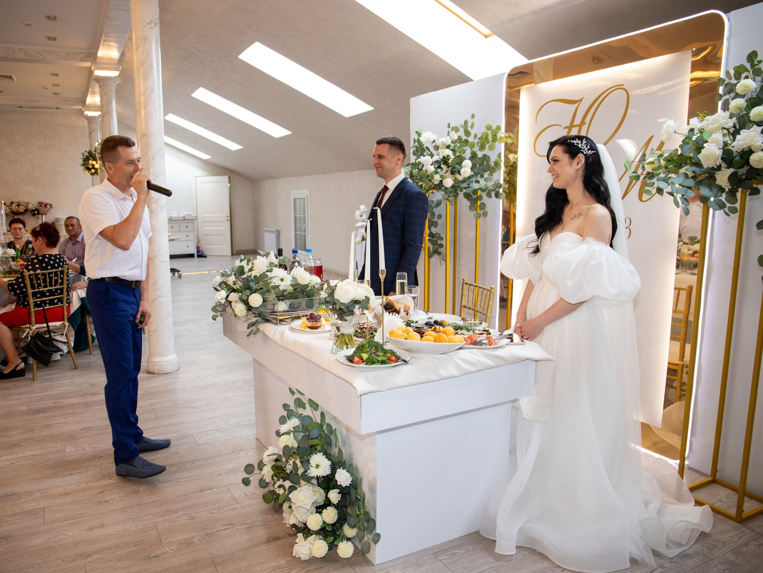 Свадебный банкет. Свадебный и семейный фотограф в Москве Мила Широких