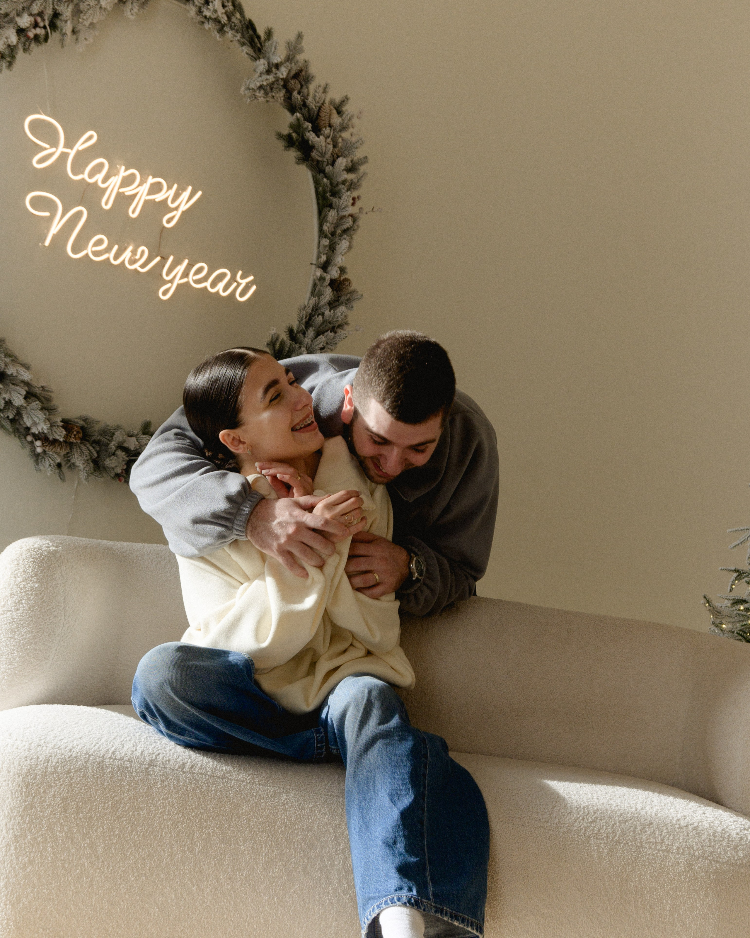 Лав стори новогодняя в студии Modo