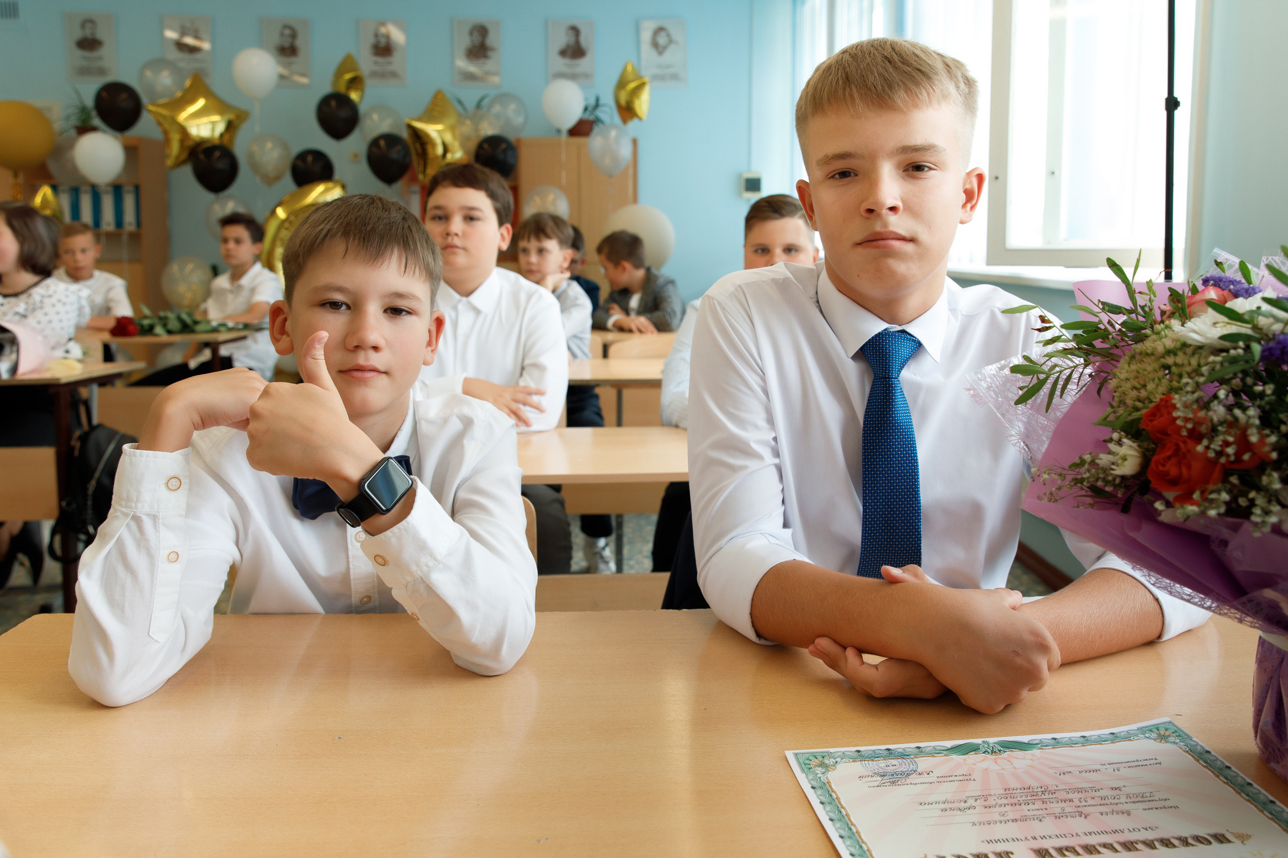 Школа № 33 6 «Б» класс. Свадебный, семейный и школьный фотограф в Сызрани Максим Баталов