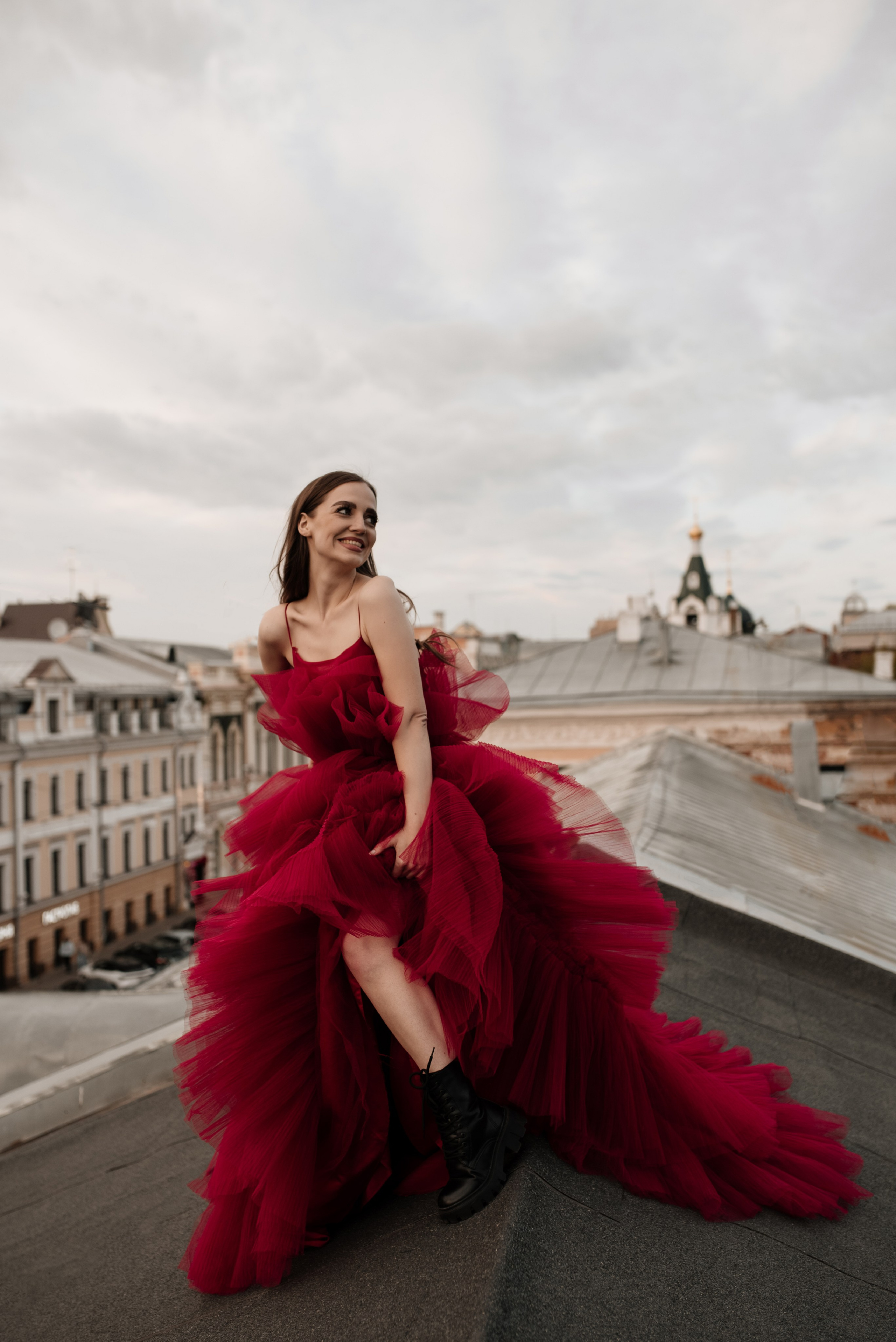 Аня ♡ Крыша. Фотограф Ольга Плеханова | Нижний Новгород, Москва