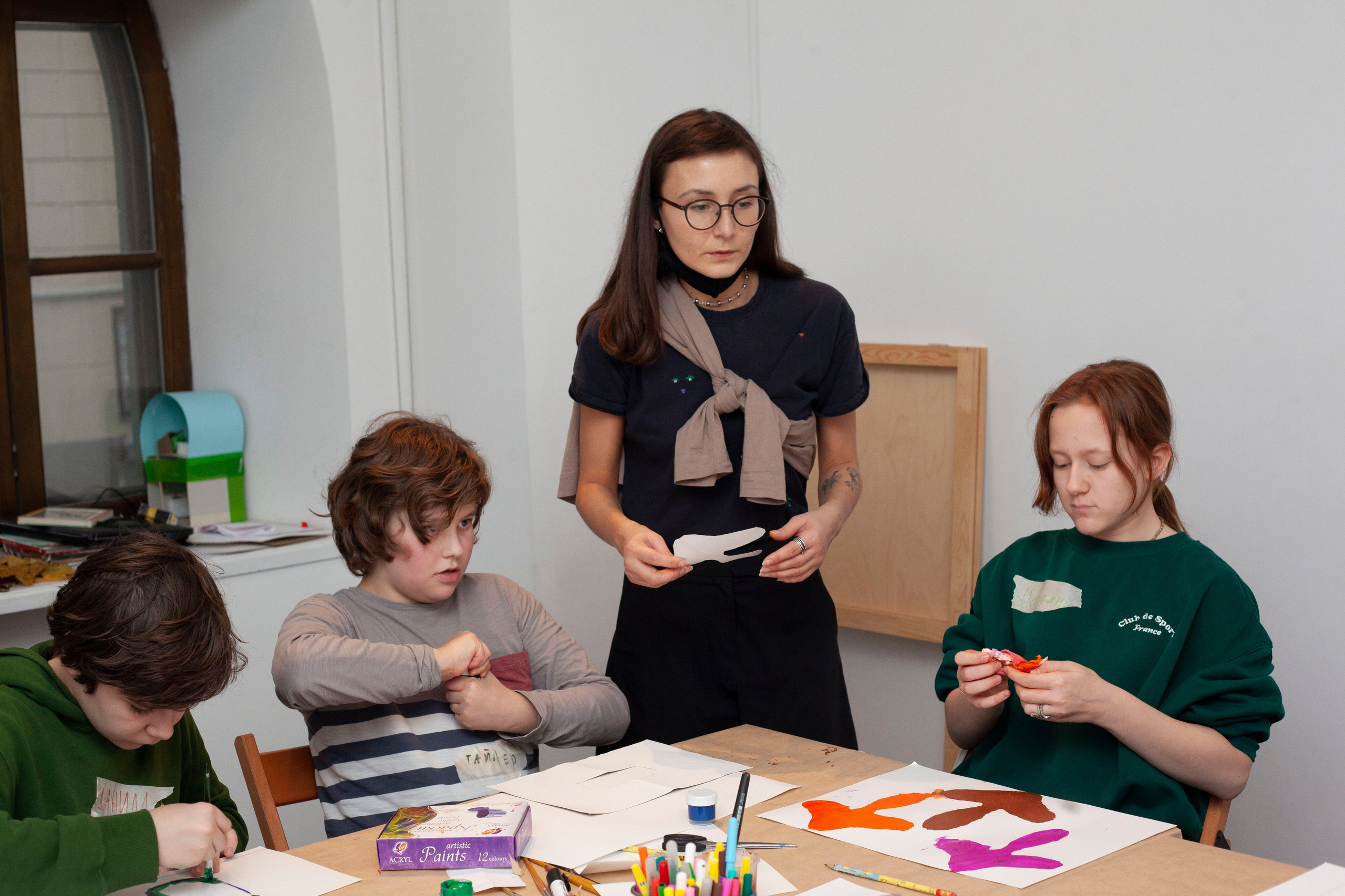 Детский мастер-класс в ММОМА. Stanislav Baryshev — People. Emotions. Atmosphere