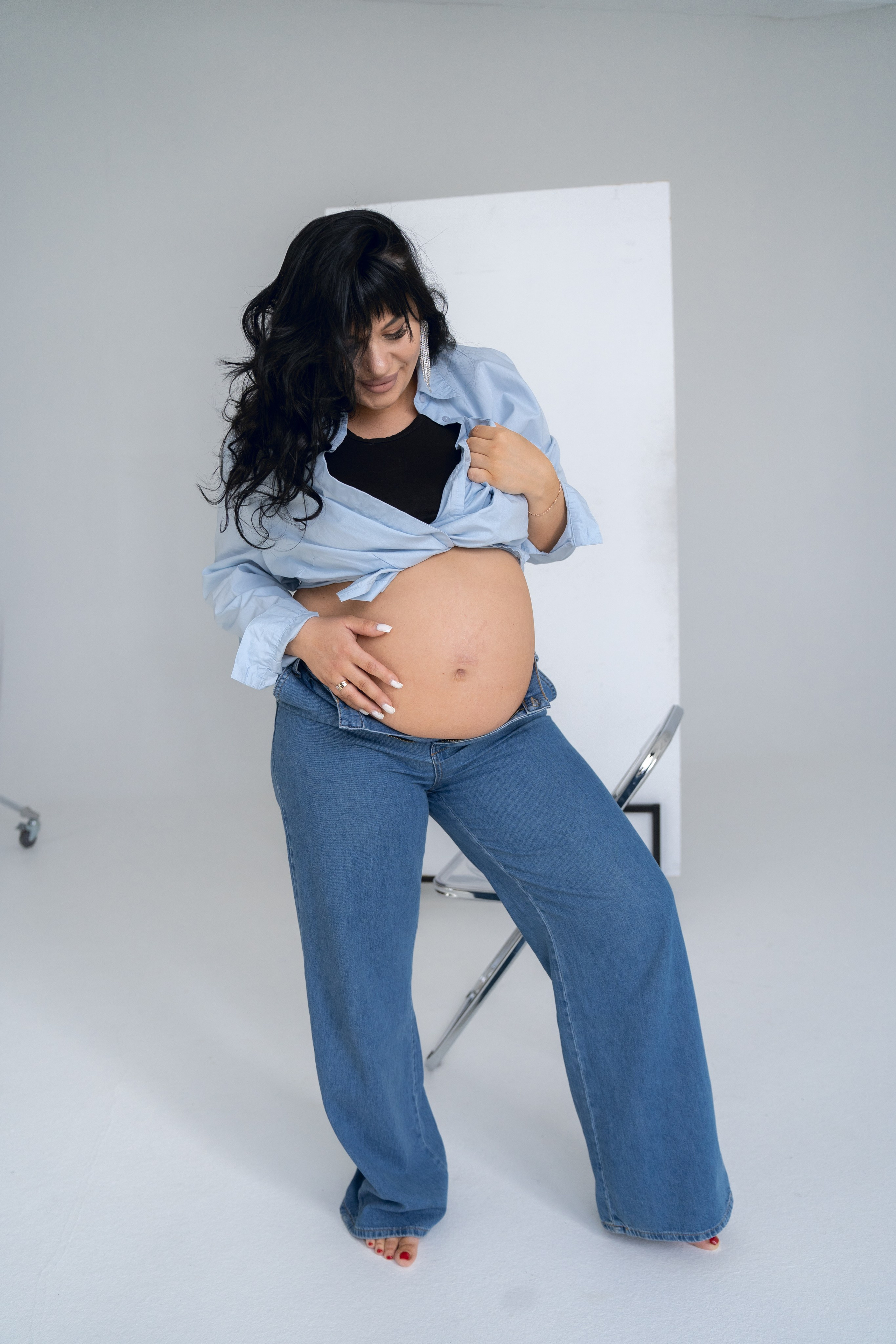 Ксения. Студийная съемка «в ожидании». Яна Орехова. Фотограф в Томске