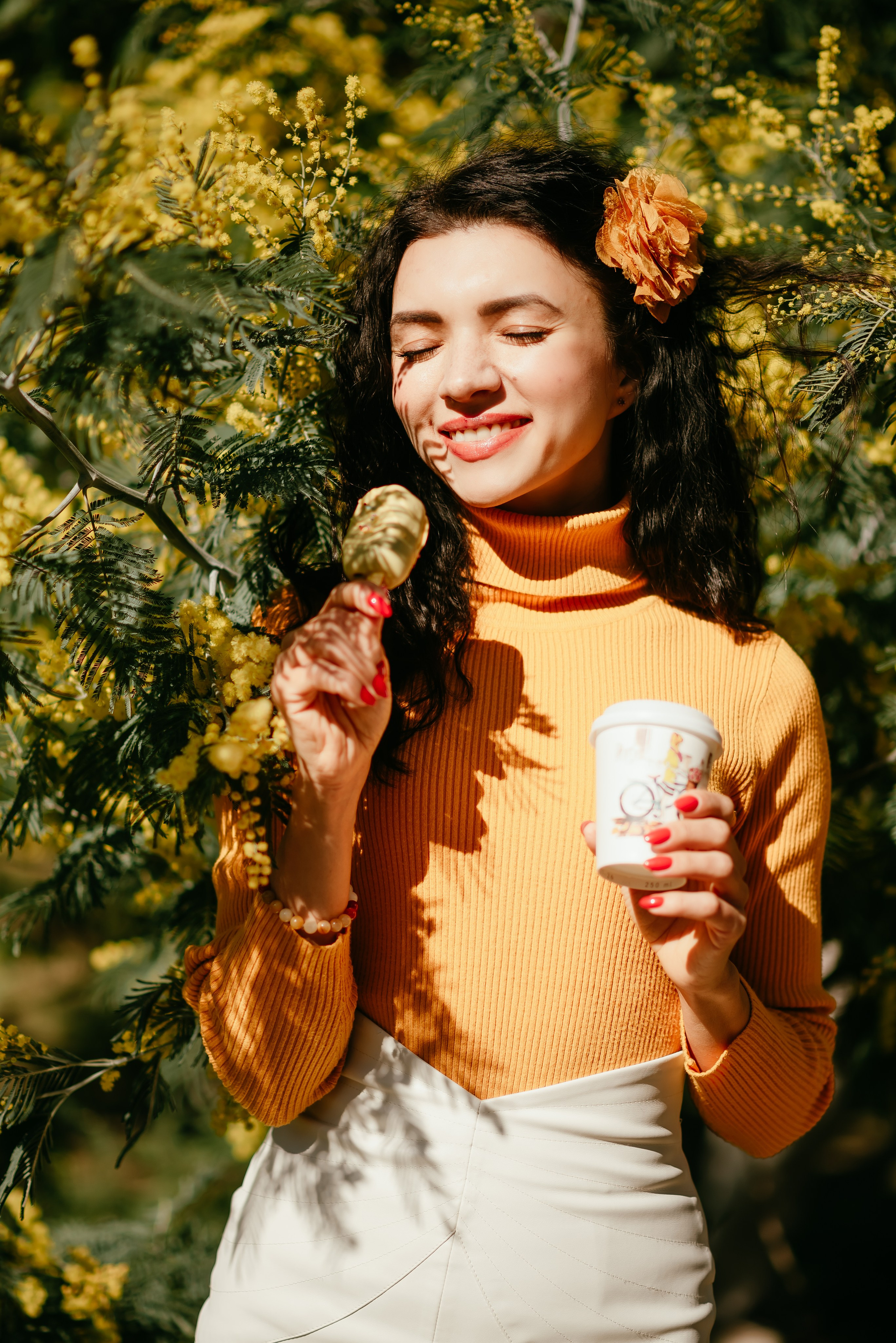 Мимоза. Семейный и женский фотограф Лоо Краснодар Сочи Энем Татьяна Трибурт