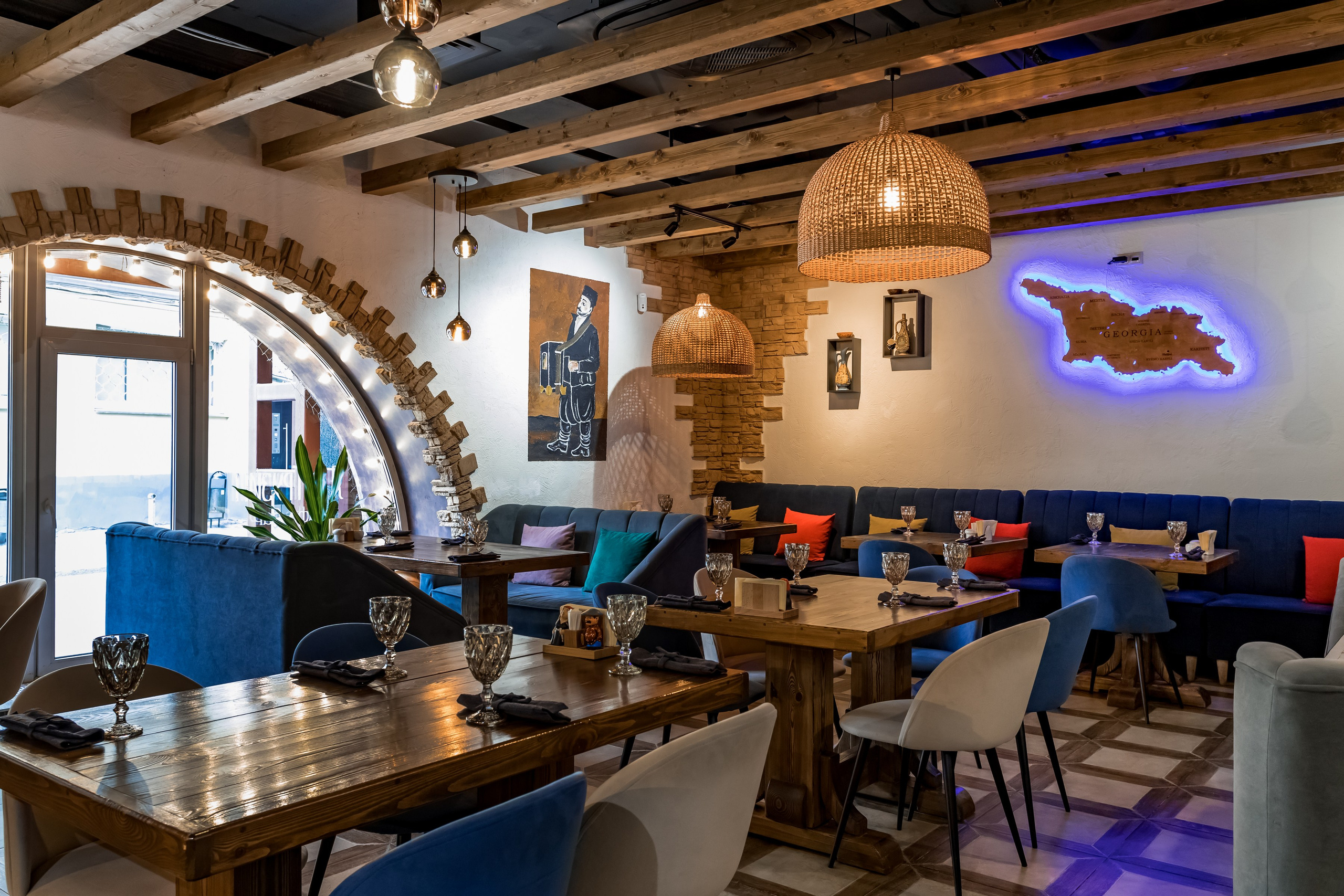 Съемка для грузинского ресторана Я в Грузии. Интерьеры, Контент, Портреты | Фотограф в Москве Дани Терно