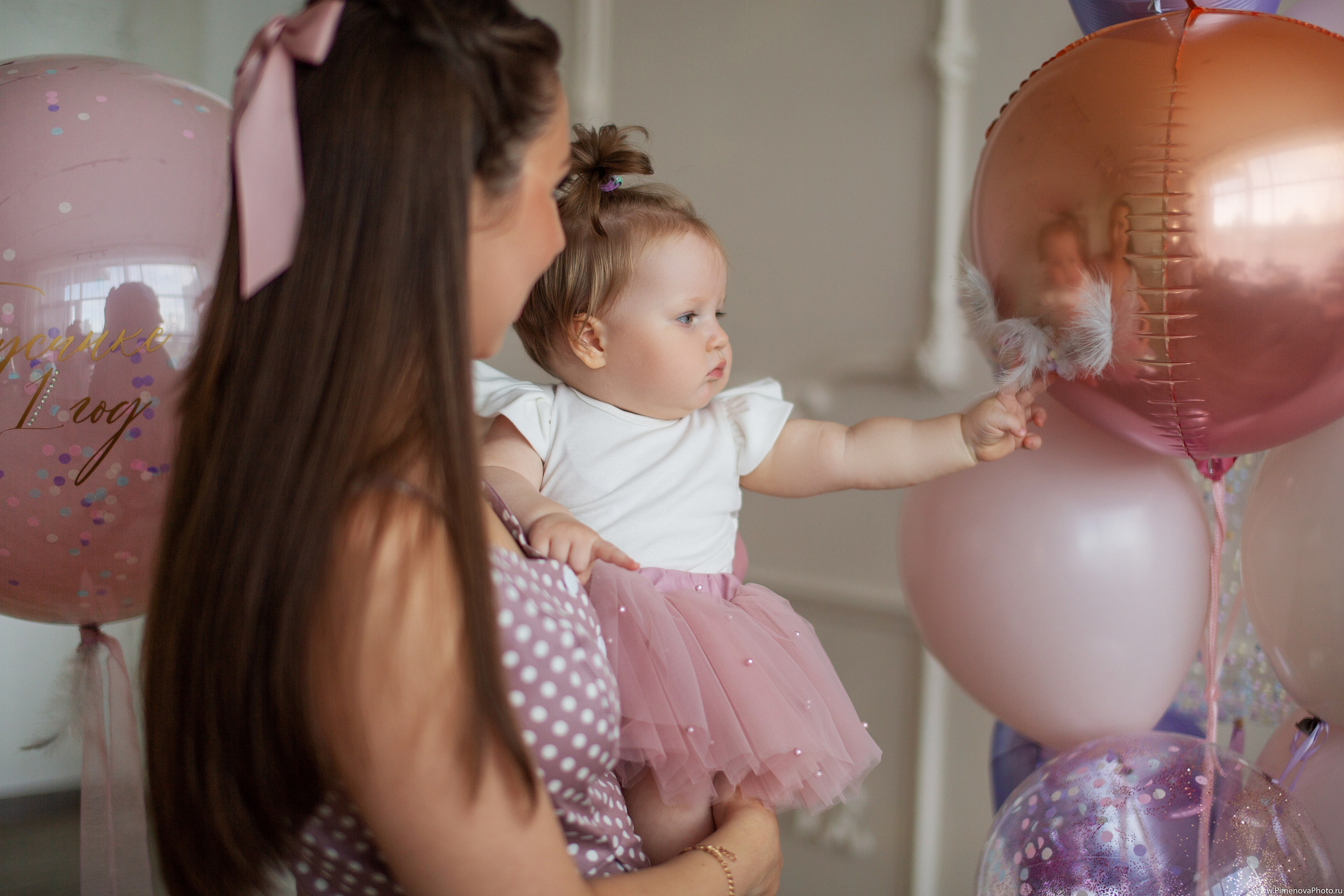 День Рождения Ксении, 1 год. Семейный и детский фотограф в Петрозаводске