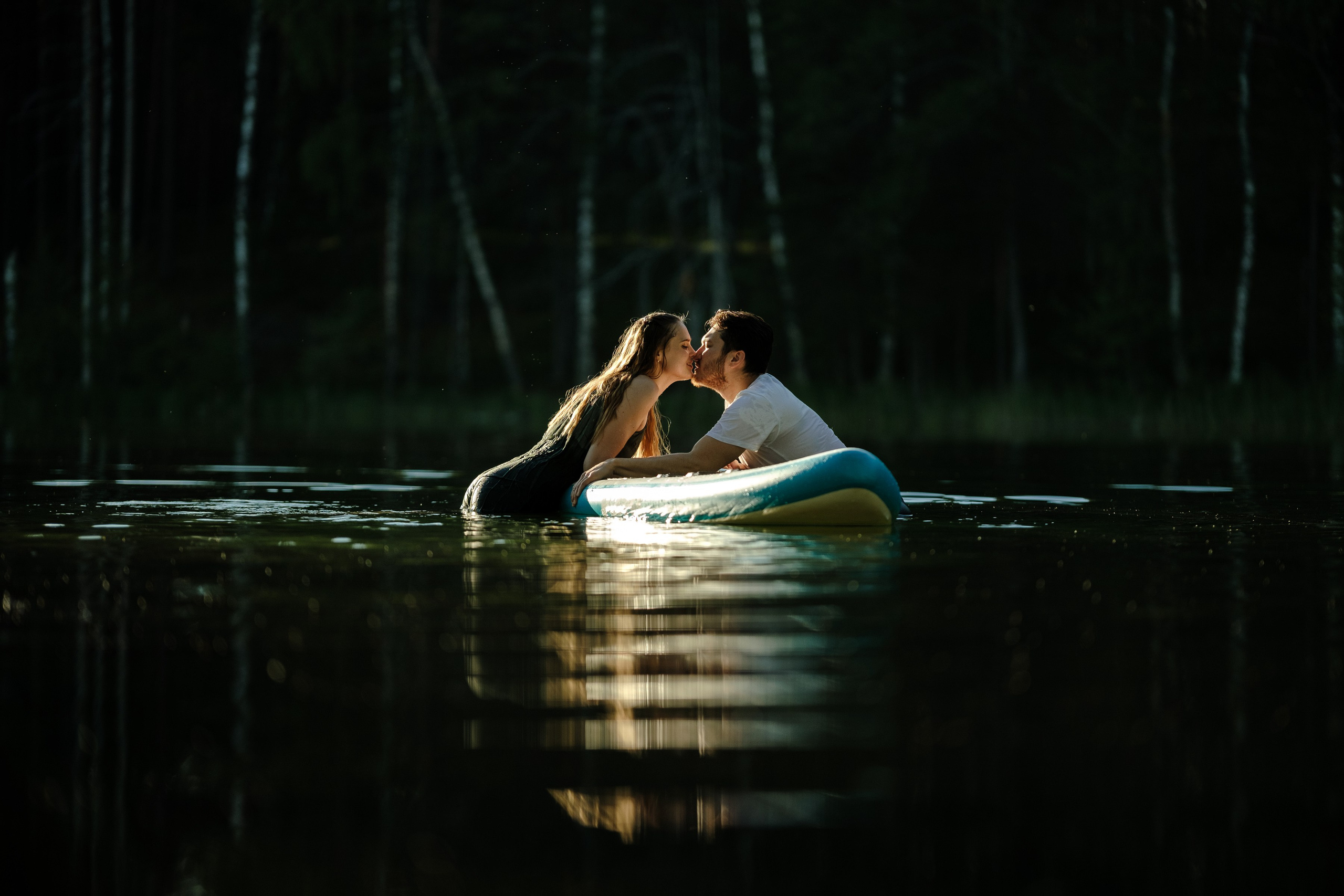 Петя и Лина, на сапах. Интерьерный фотограф и видеограф в Санкт-Петербурге Вадим Балбашевский