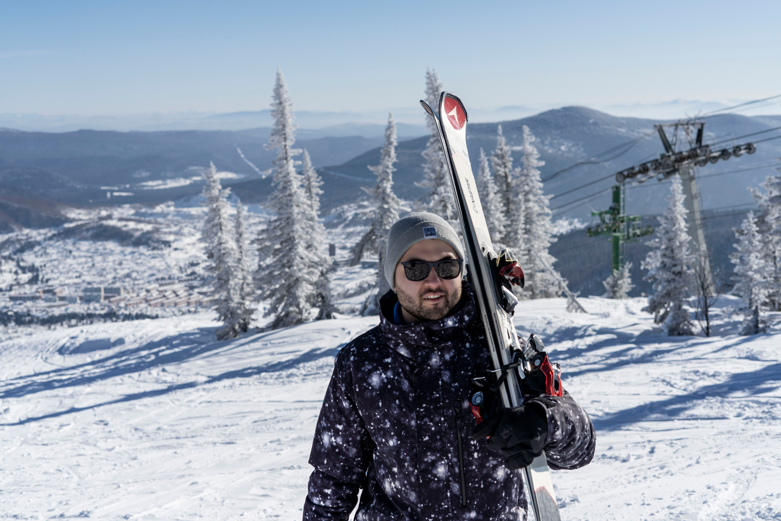 Фотосессия на вершине. Анастасия Паршукова — фотограф Шерегеш Новосибирск