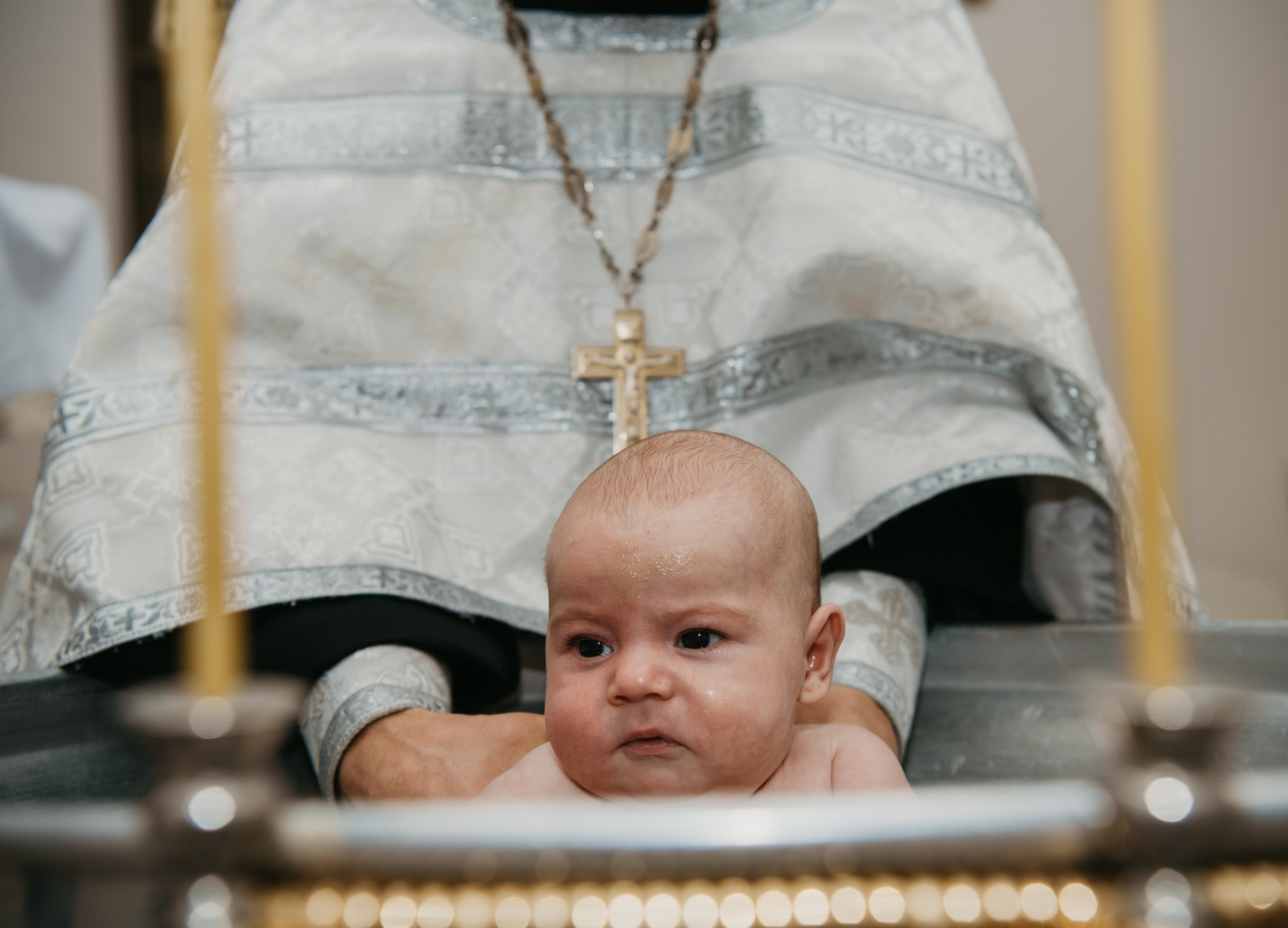 Крещение Евгения. Фотограф на выписку из роддома в Москве и МО