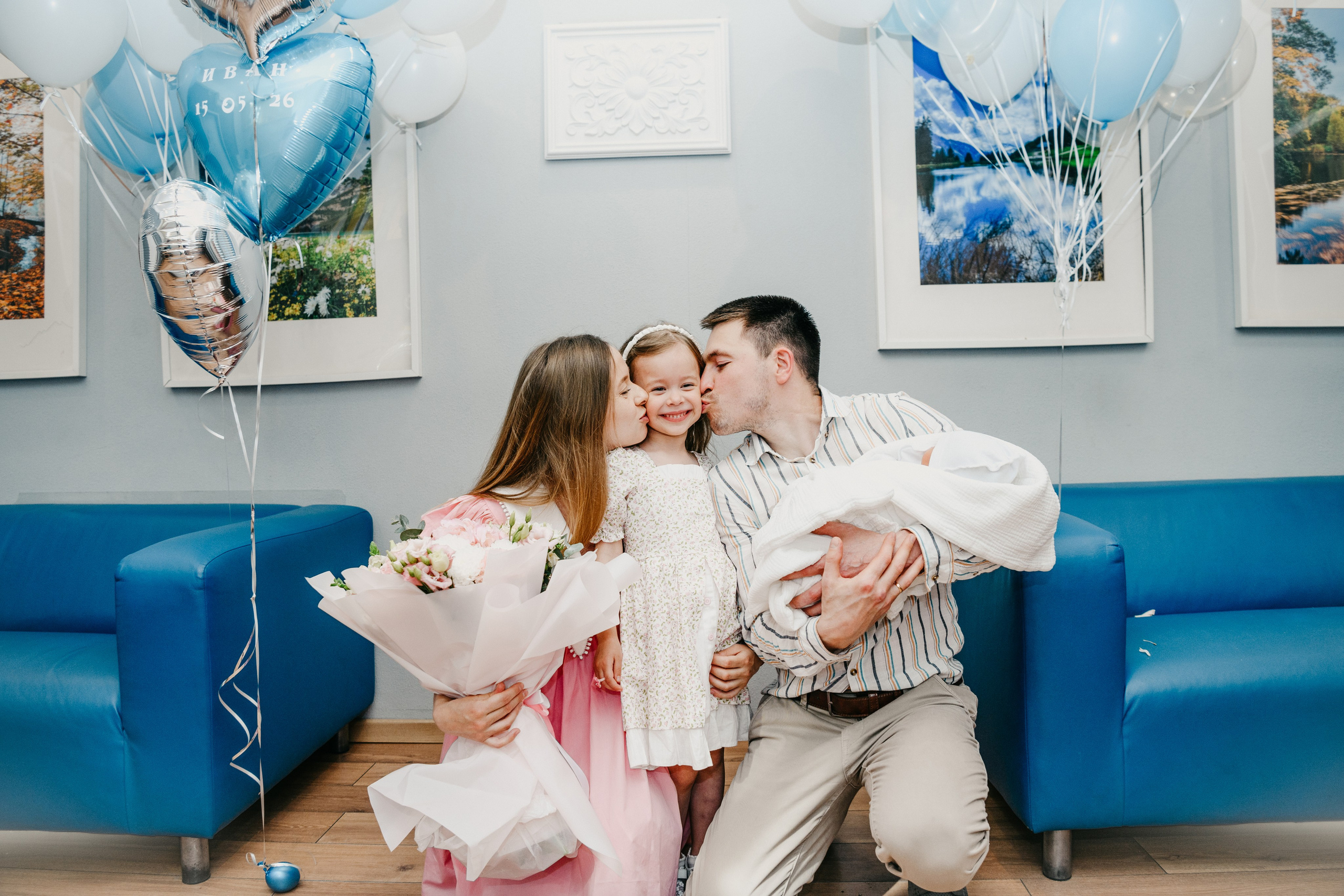 Выписка Ивана. Фотограф на выписку из роддома в Москве и МО
