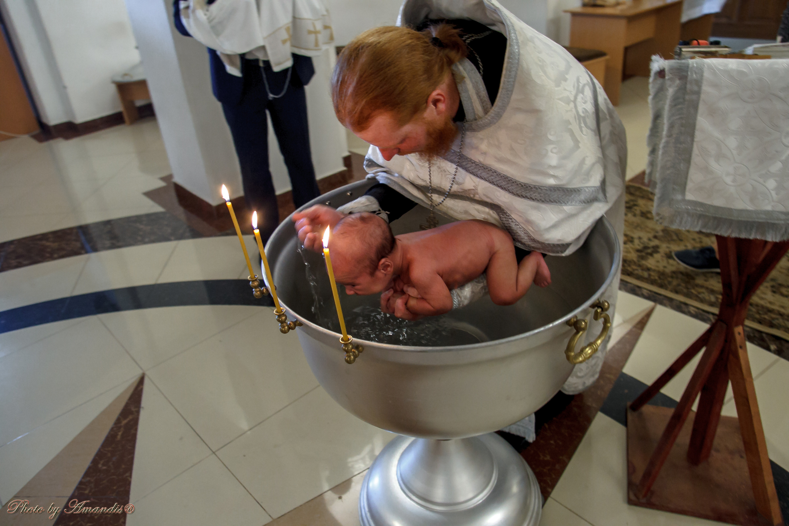 Крещение в Морском храме (август 2018). Репортажная съемка в Москве и области. Анималистика