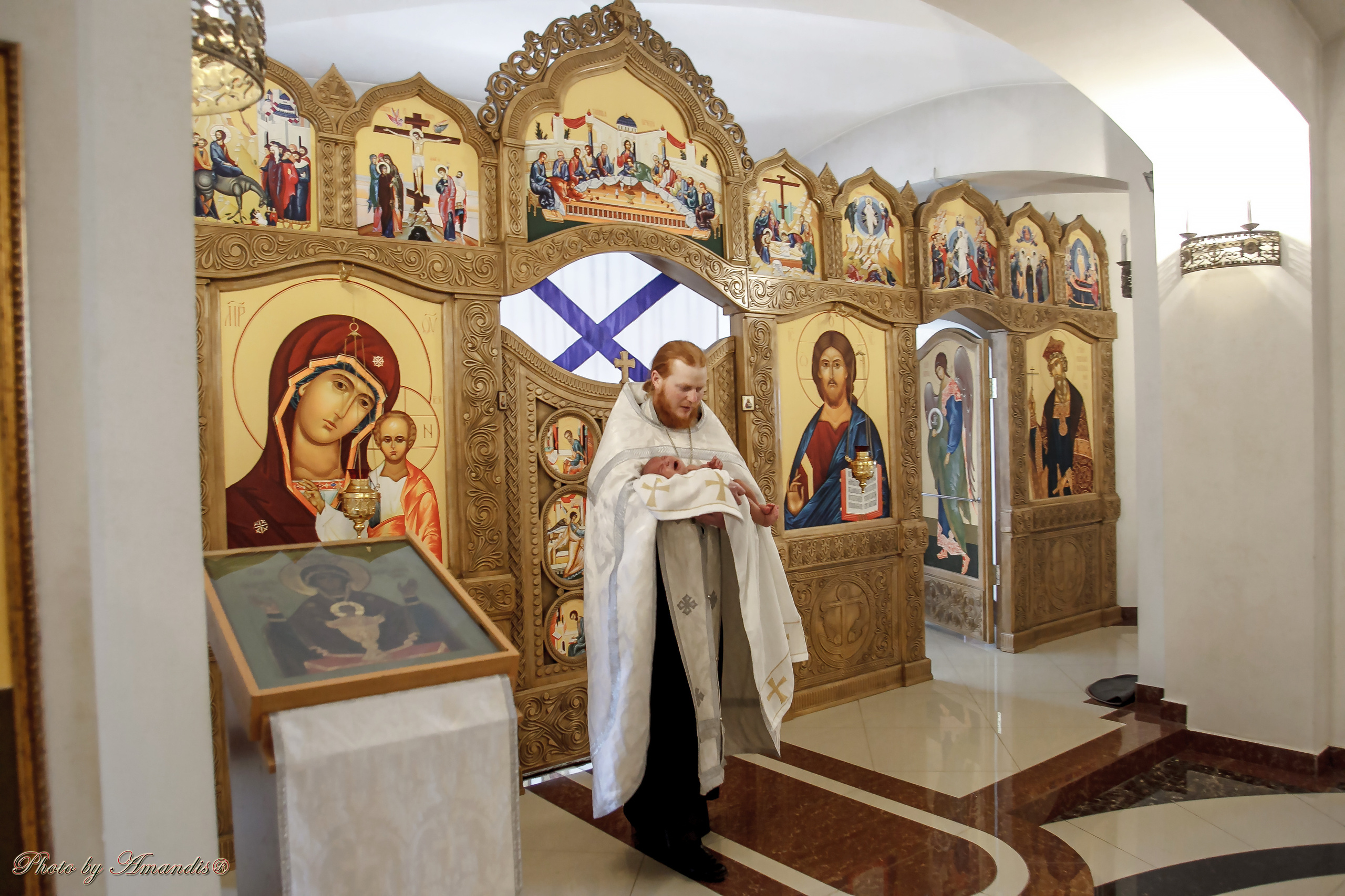 Крещение в Морском храме (август 2018). Репортажная съемка в Москве и области. Анималистика